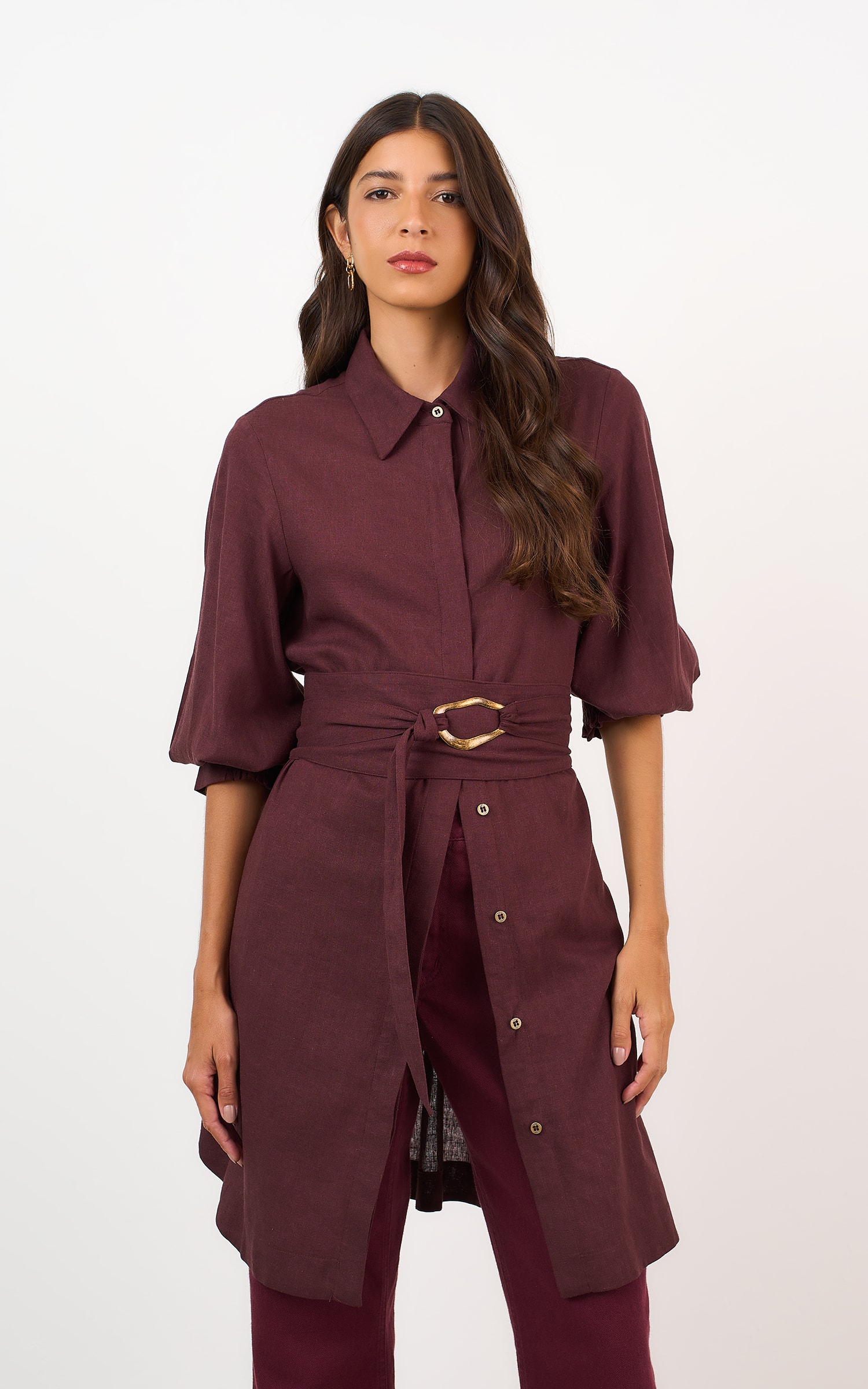 Chemise Blend Marrom