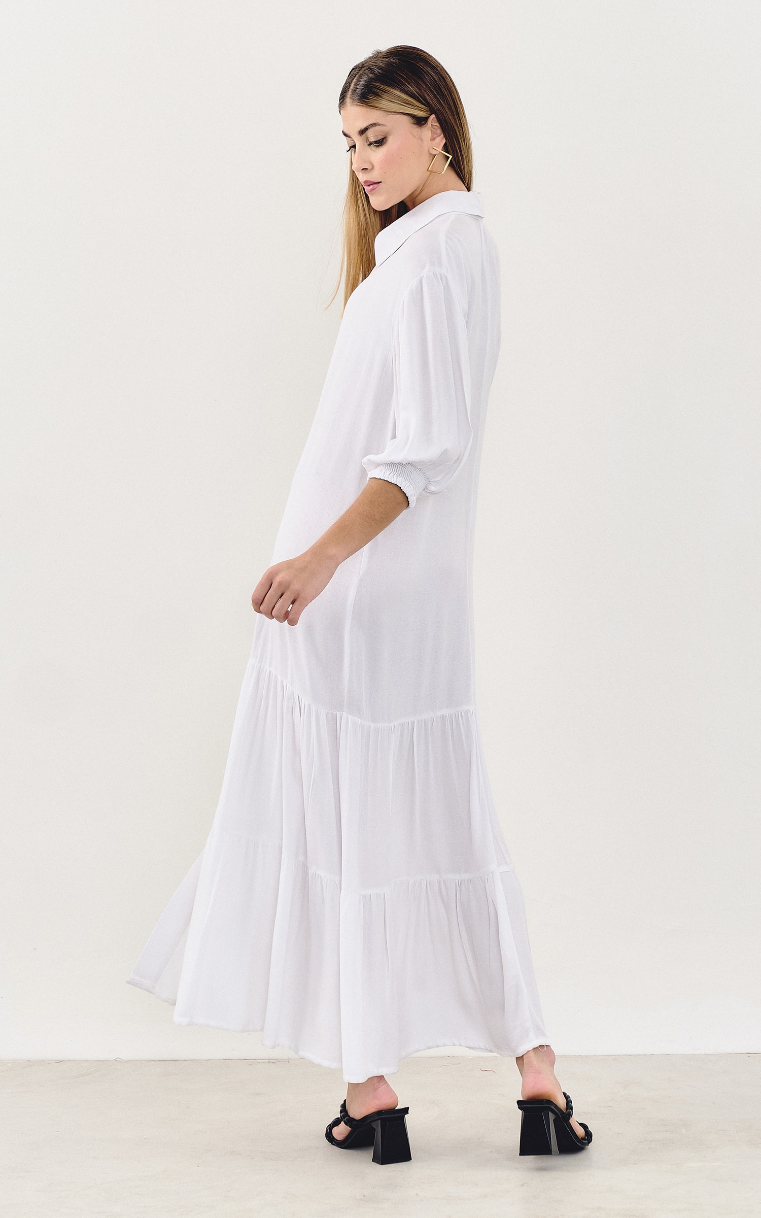 Chemise Longa Caju Off White
