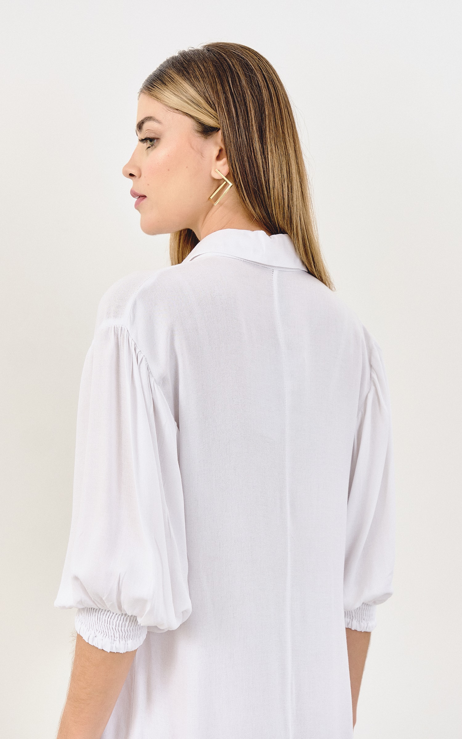 Chemise Longa Caju Off White