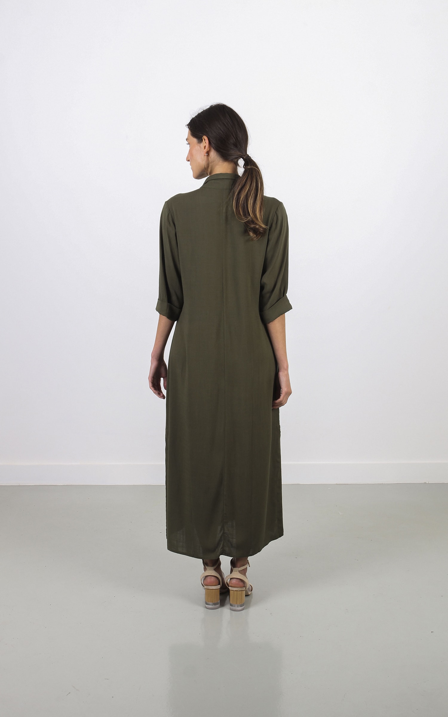Chemise San Verde Musgo