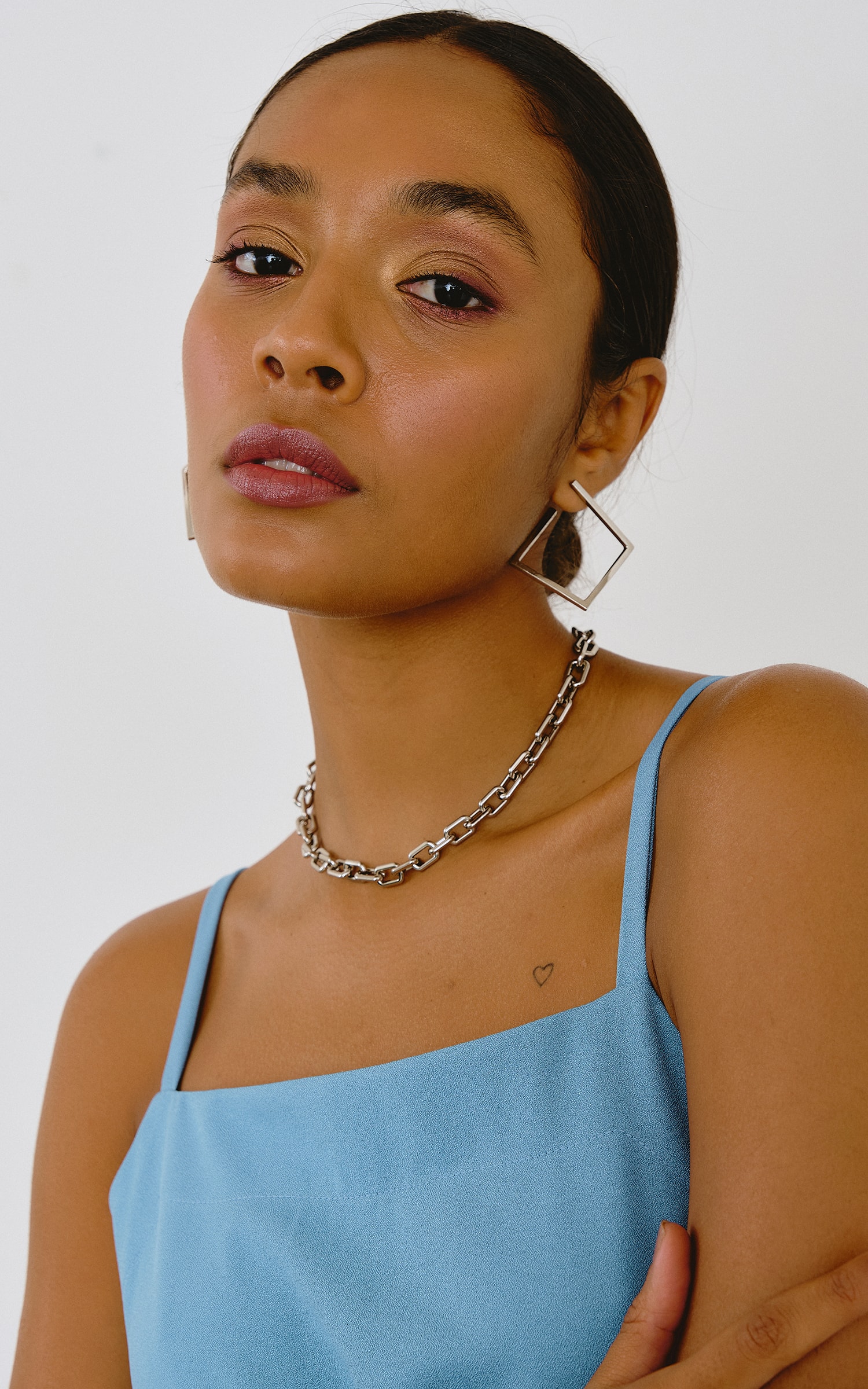 Choker Elos Prateado