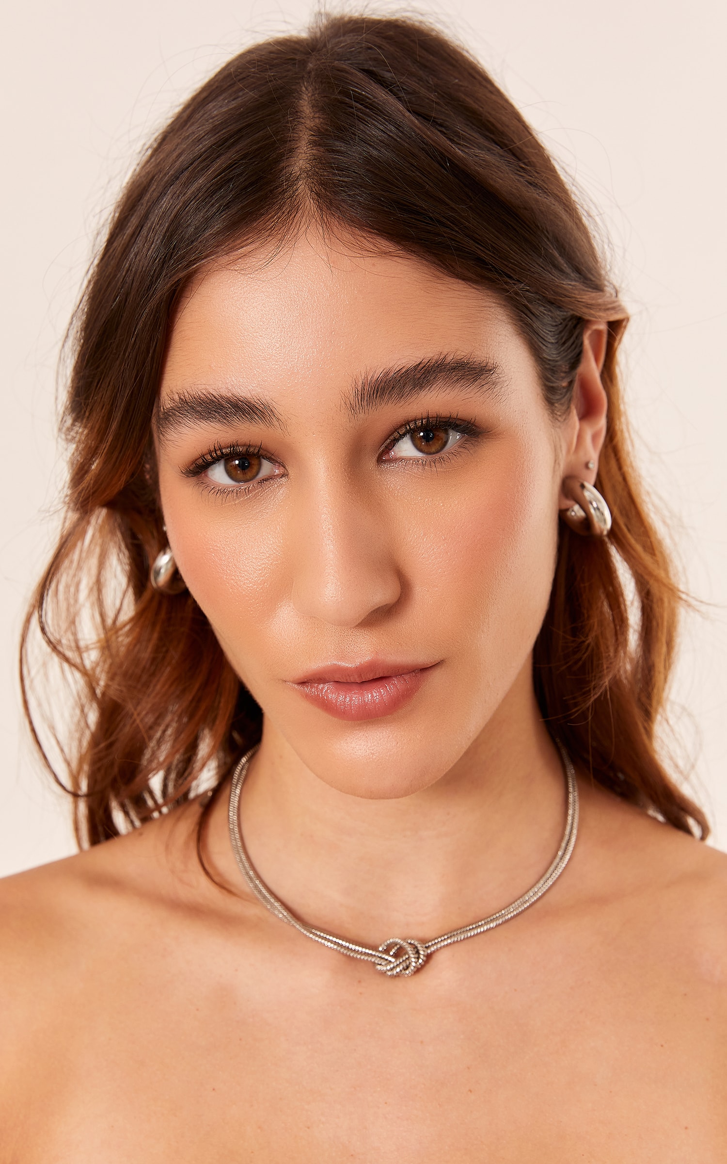 Choker Nó Prateado