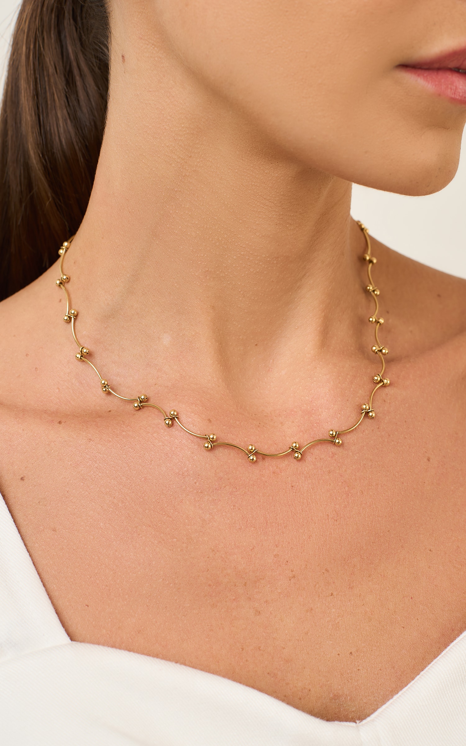 Colar Pim Dourado