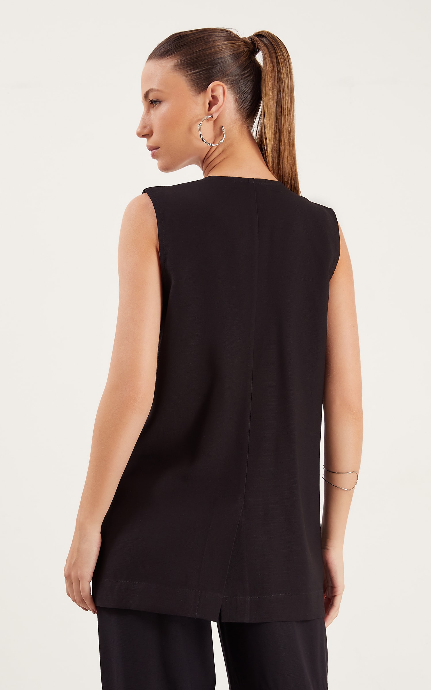 Colete Alfaiataria Silver Preto