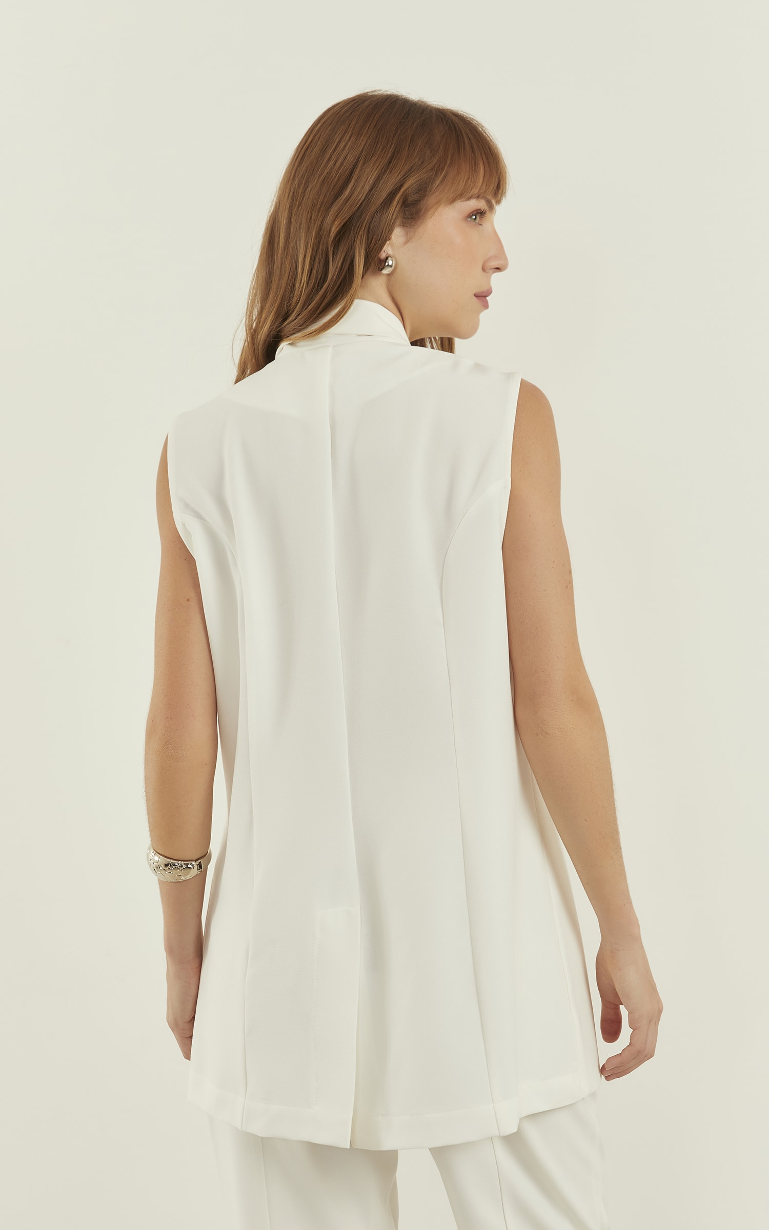 Colete Dalia Botões Off White