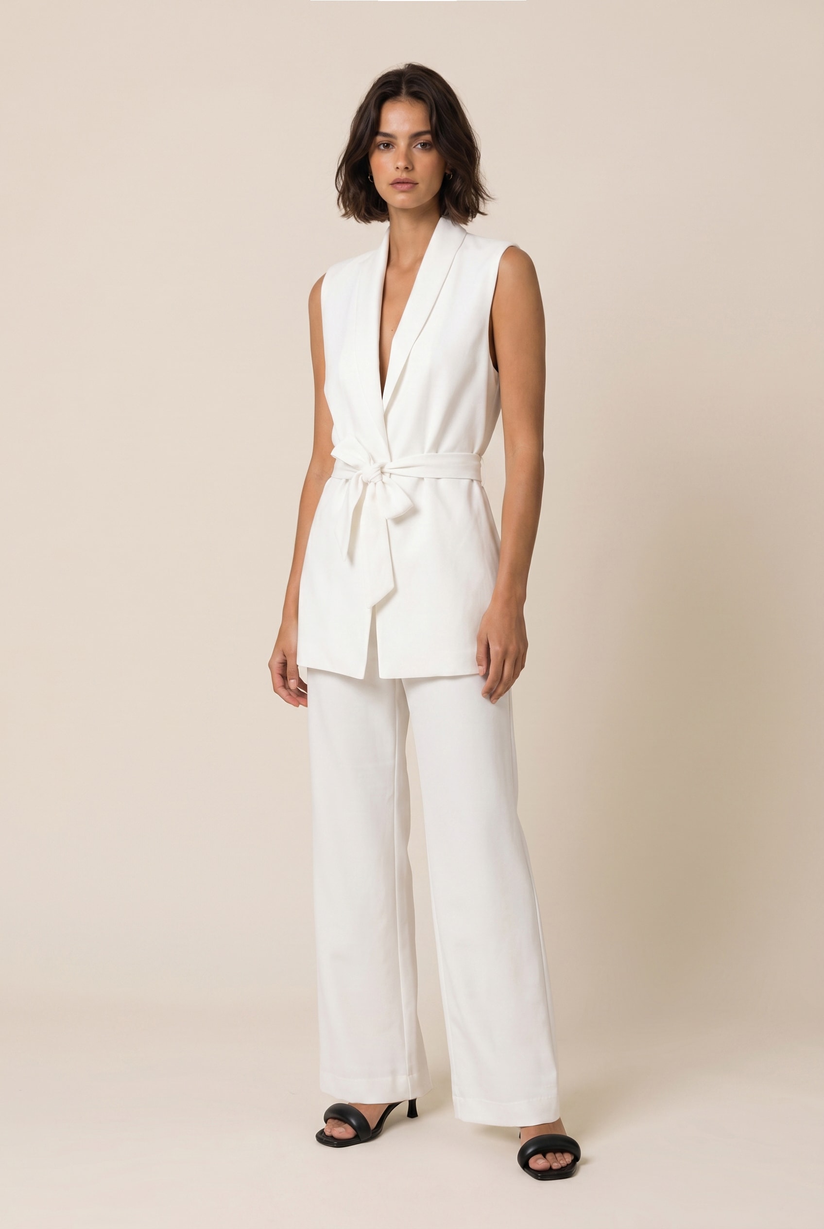 Colete Maxi Matcha Off White