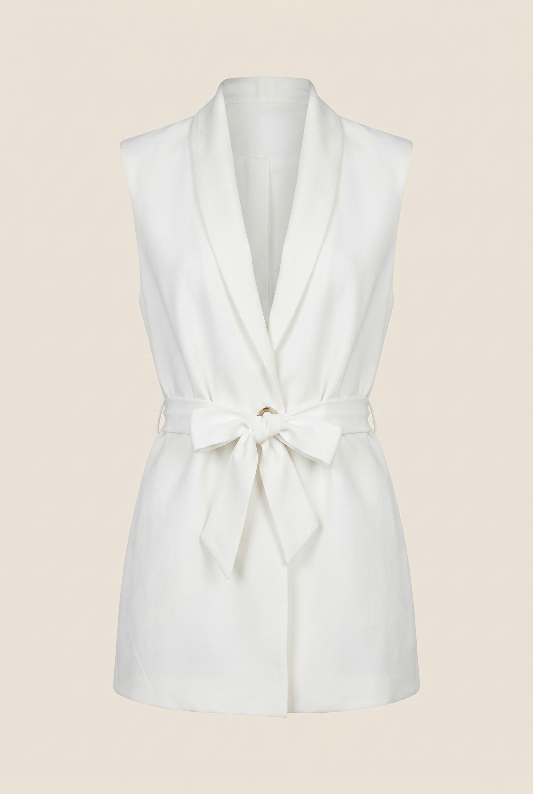 Colete Maxi Matcha Off White