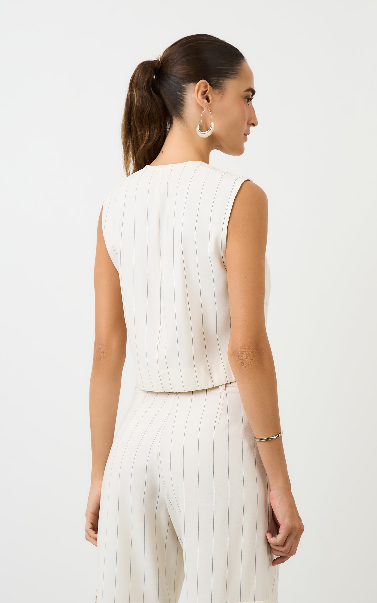 Colete New Risca Off White