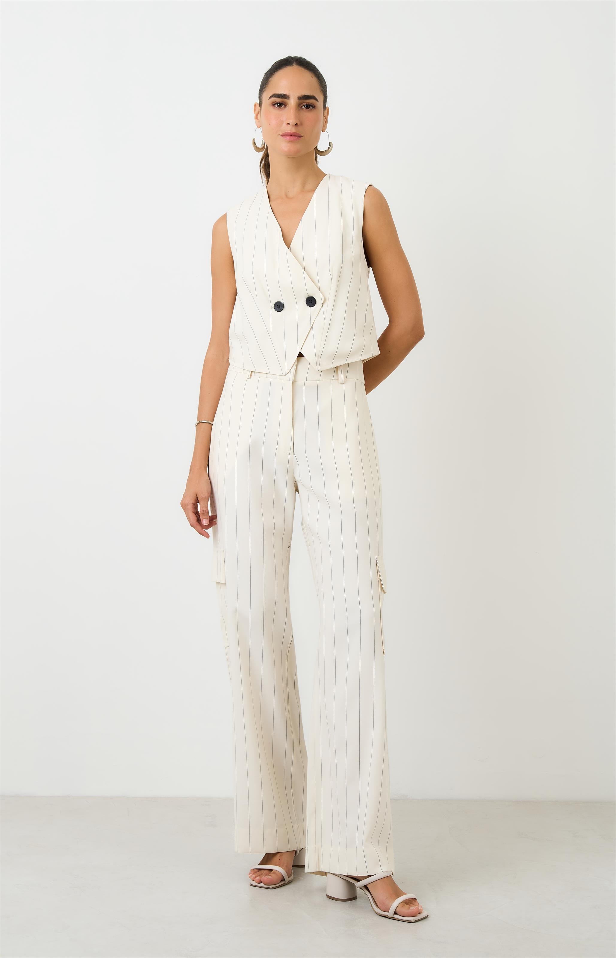 Colete New Risca Off White