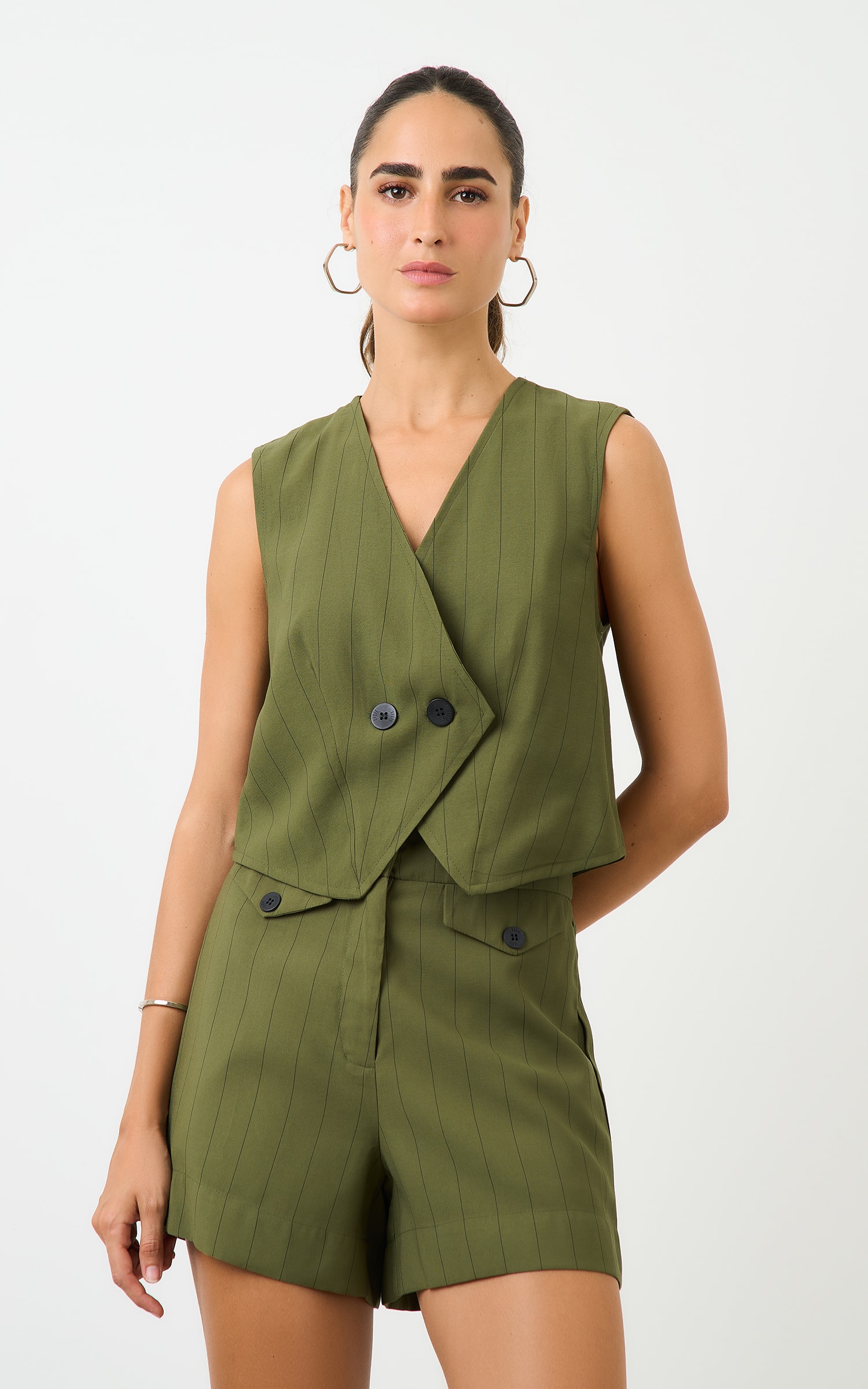 Colete New Risca Verde Militar