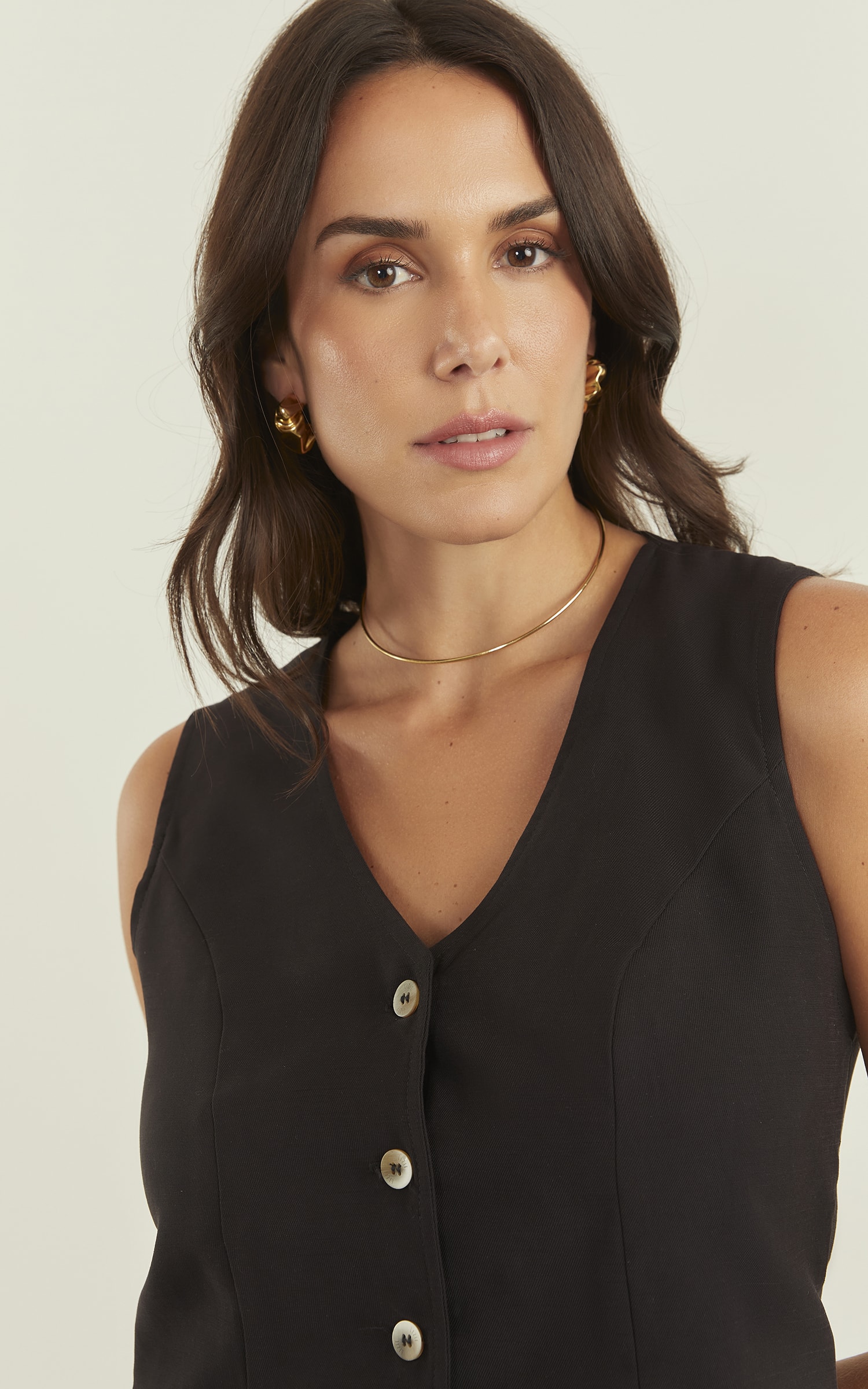Colete Peach Preto