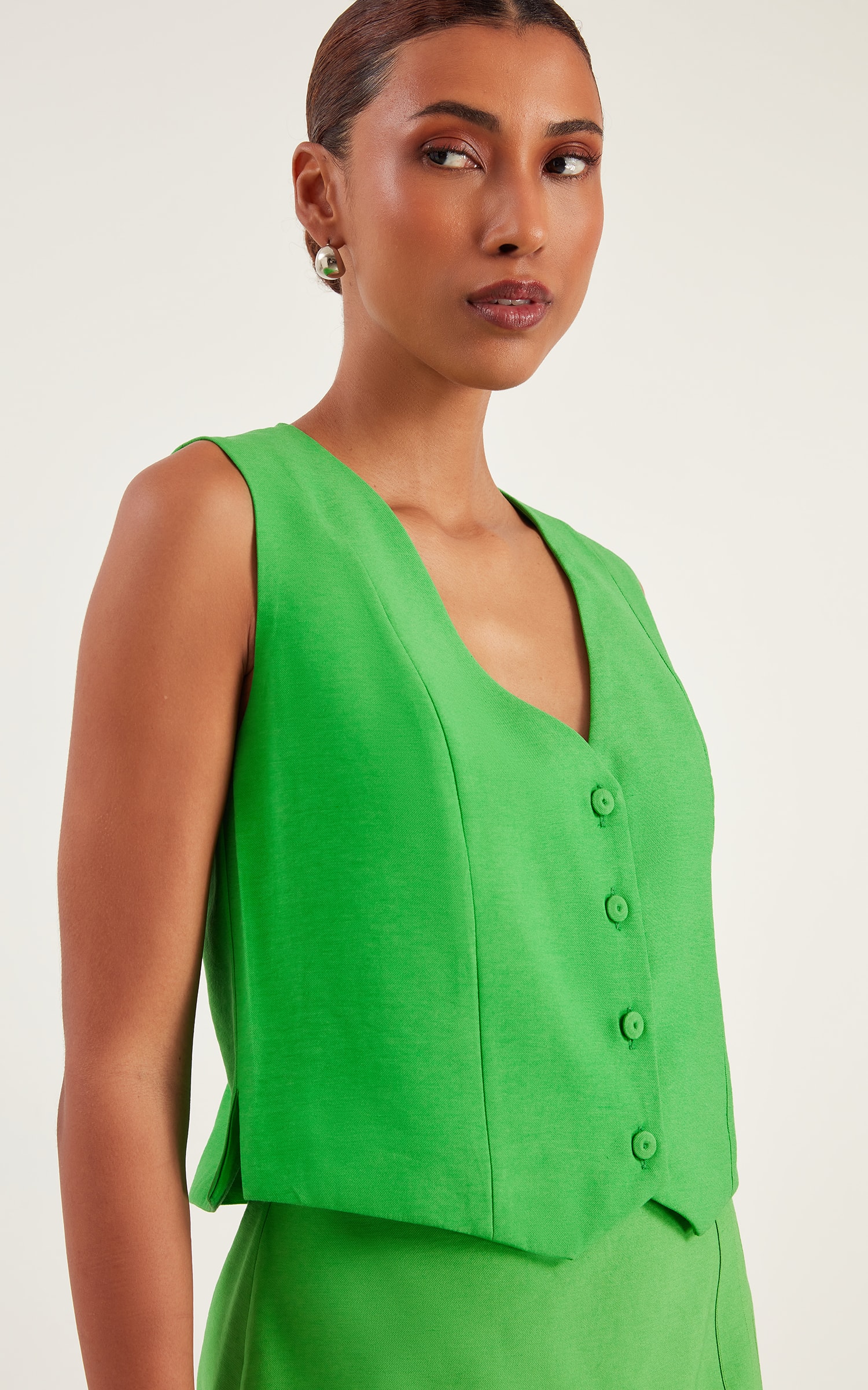 Colete Petit Verde Tropical