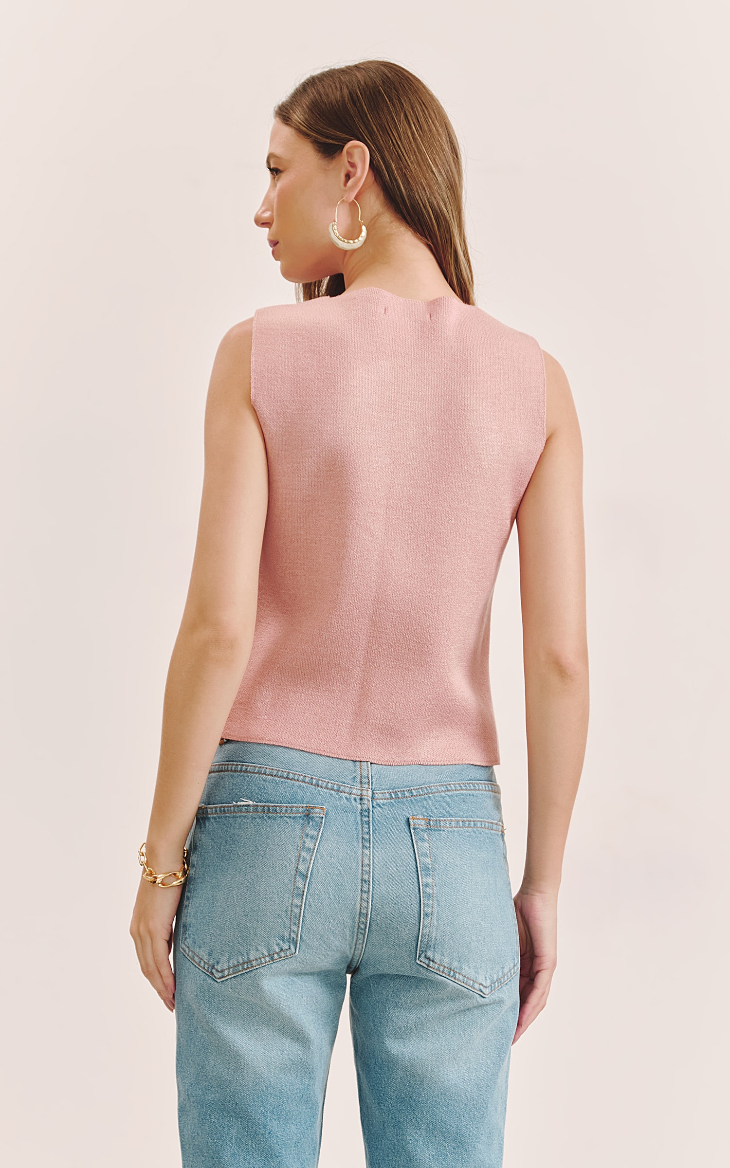Colete Tricot Quadrado Candy