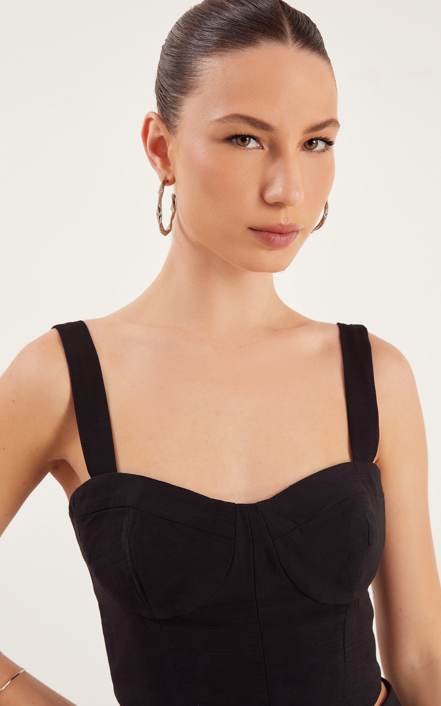 Cropped Alfaiataria Silver Preto