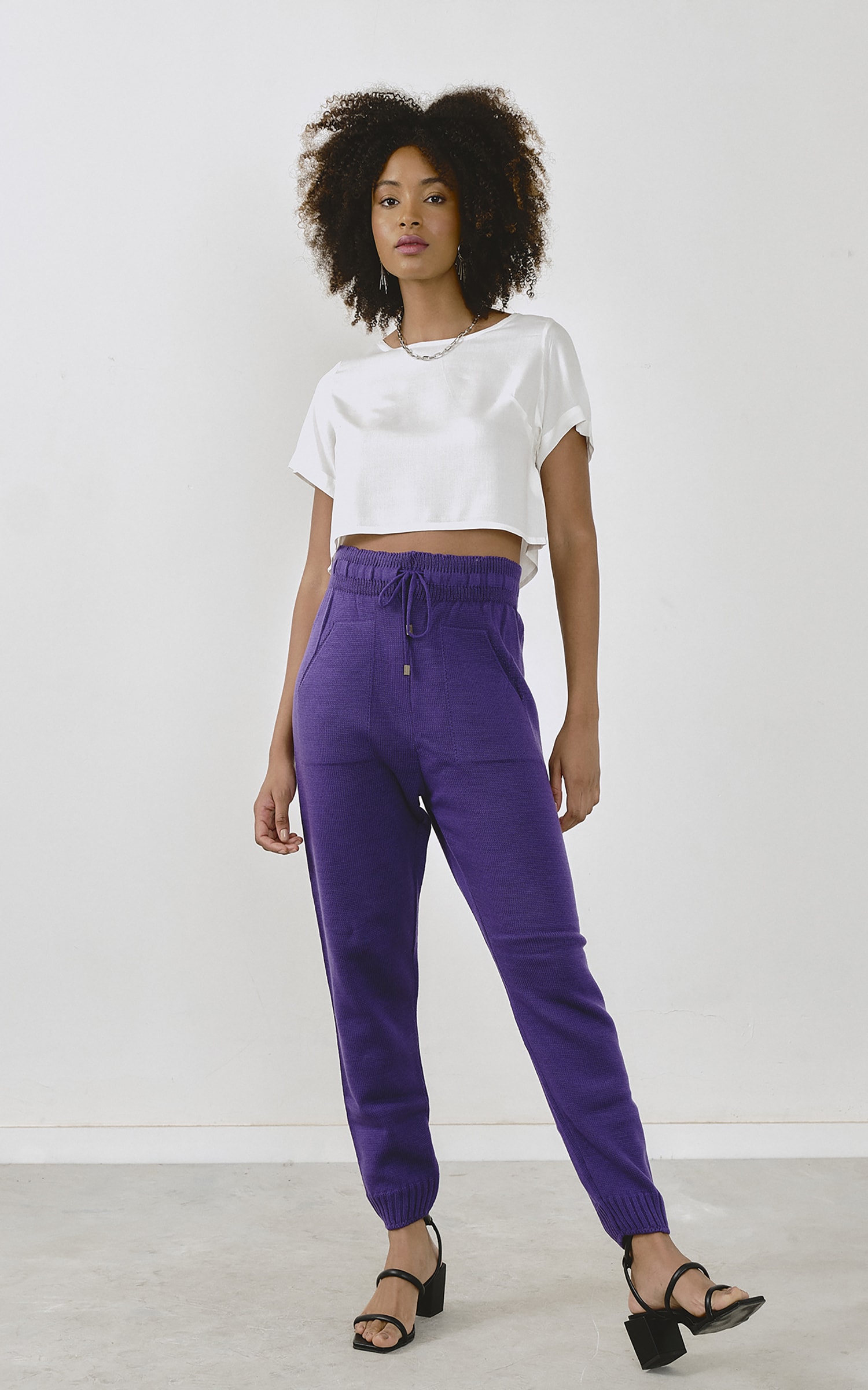 Cropped Alma Off White
