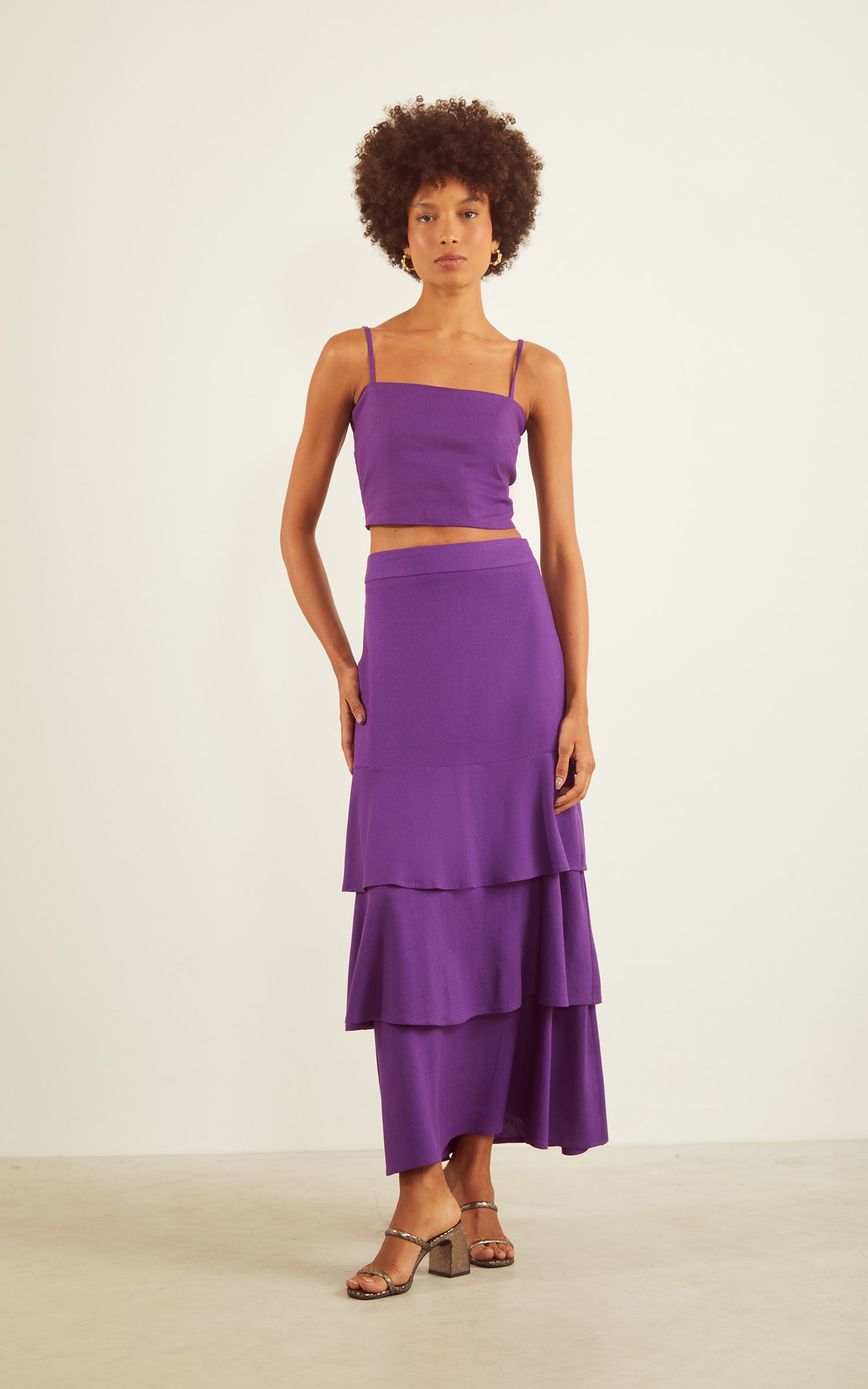 Cropped Amanhecer Roxo