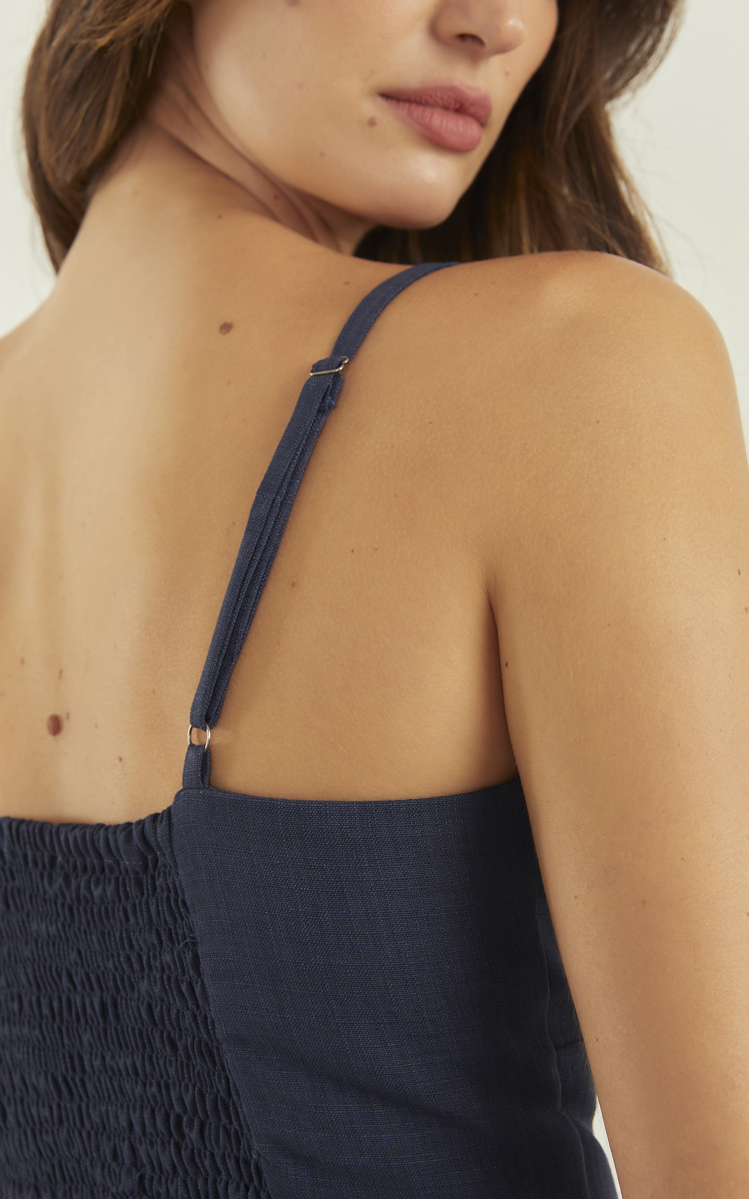 Cropped Aura Lastex Costas Marinho