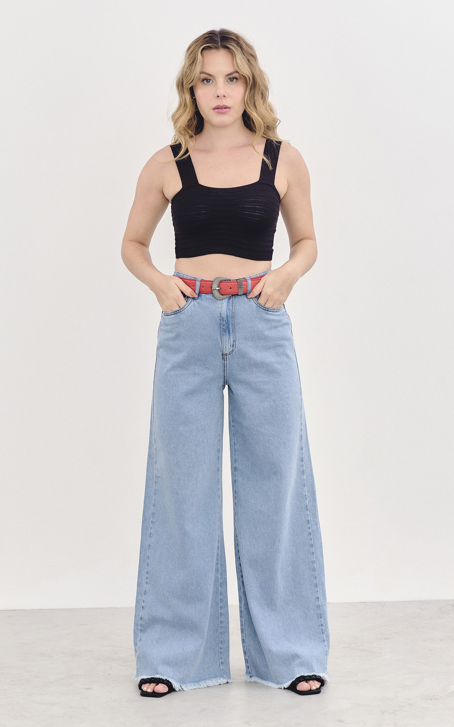 Cropped Bandagem Preto