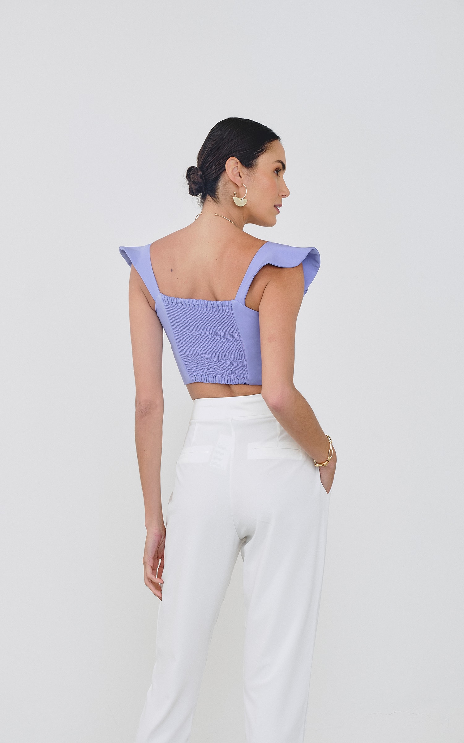 Cropped Caju Lavanda