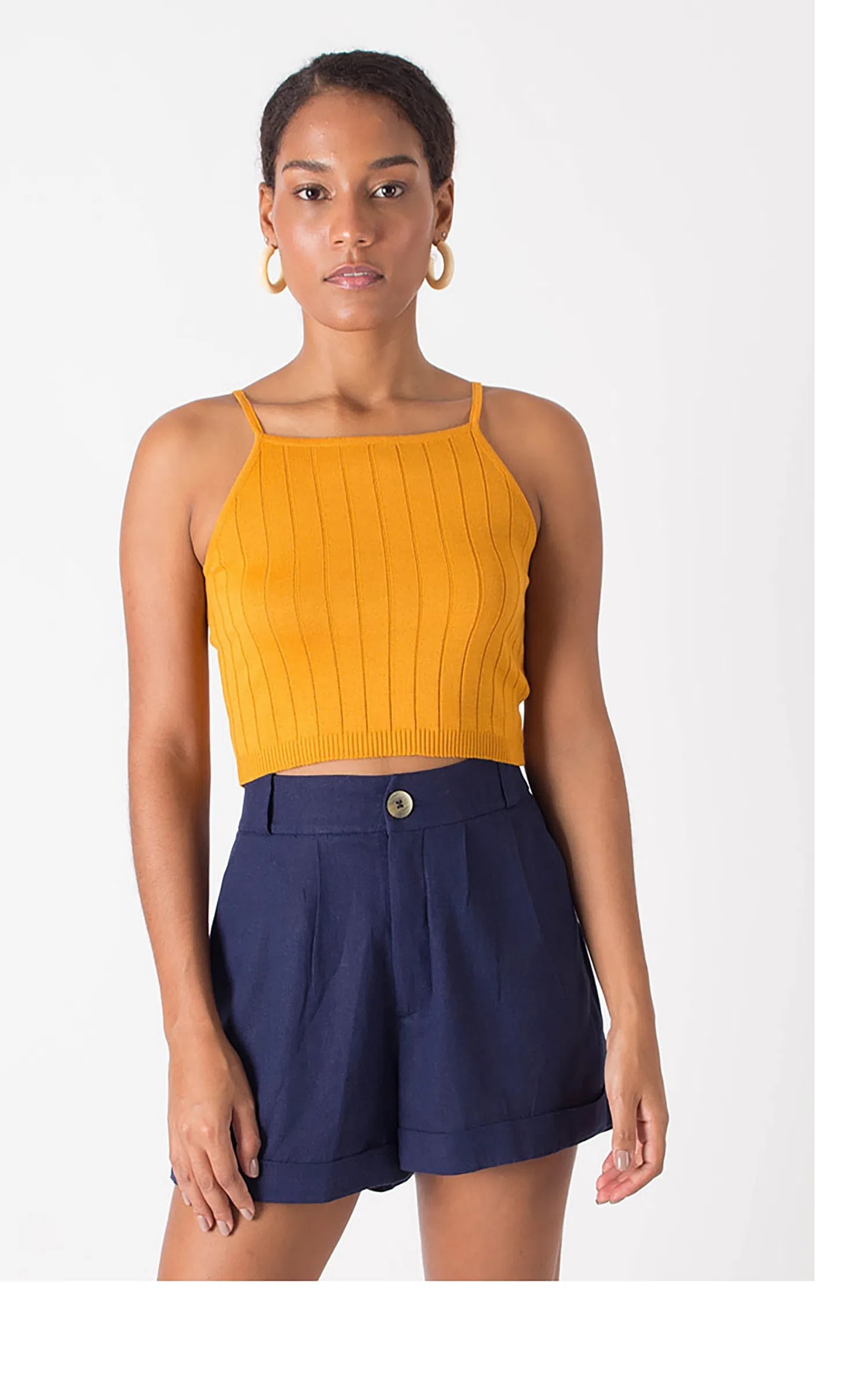 Cropped Calmaria Mostarda