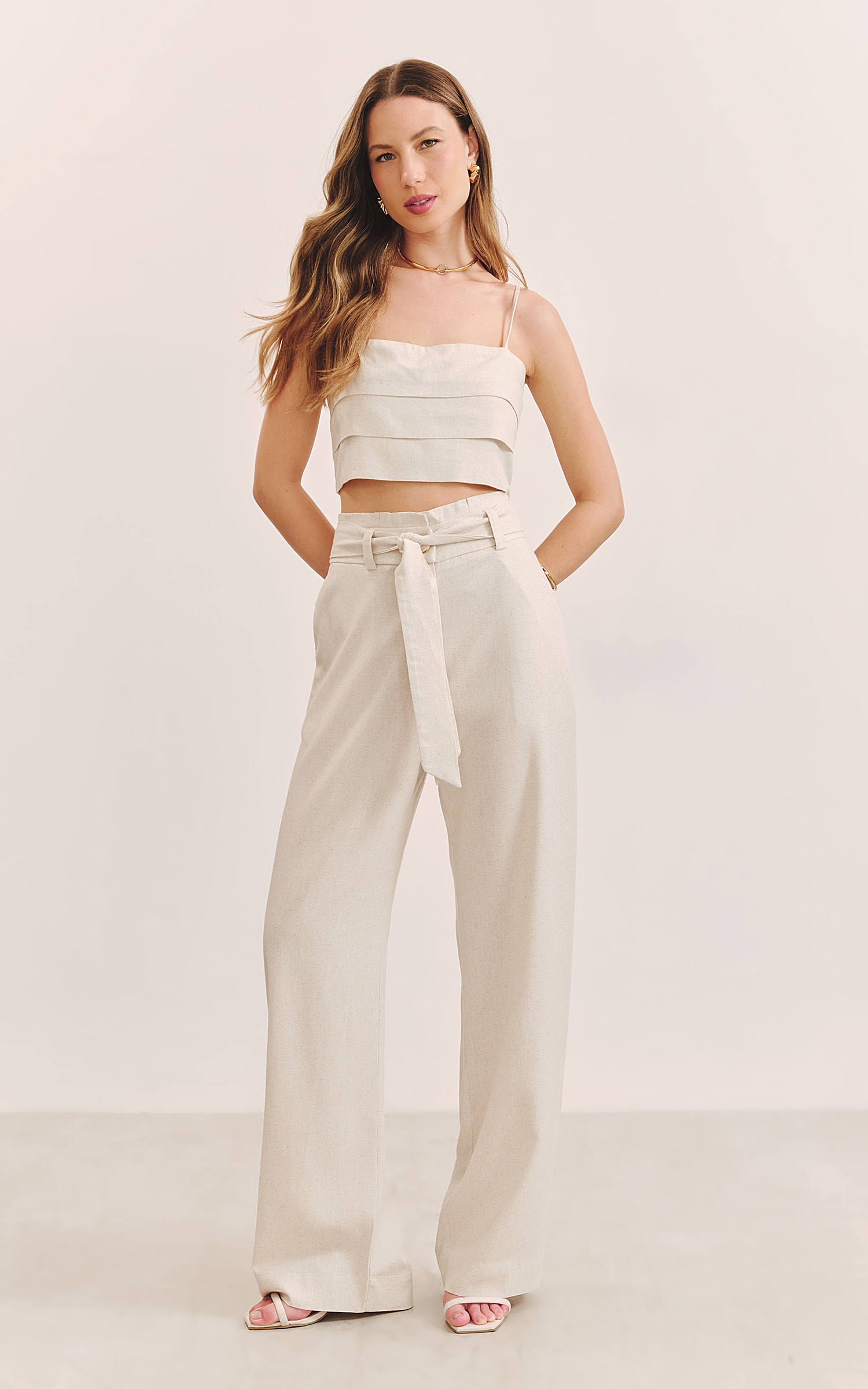 Cropped Camadas Ametista Natural