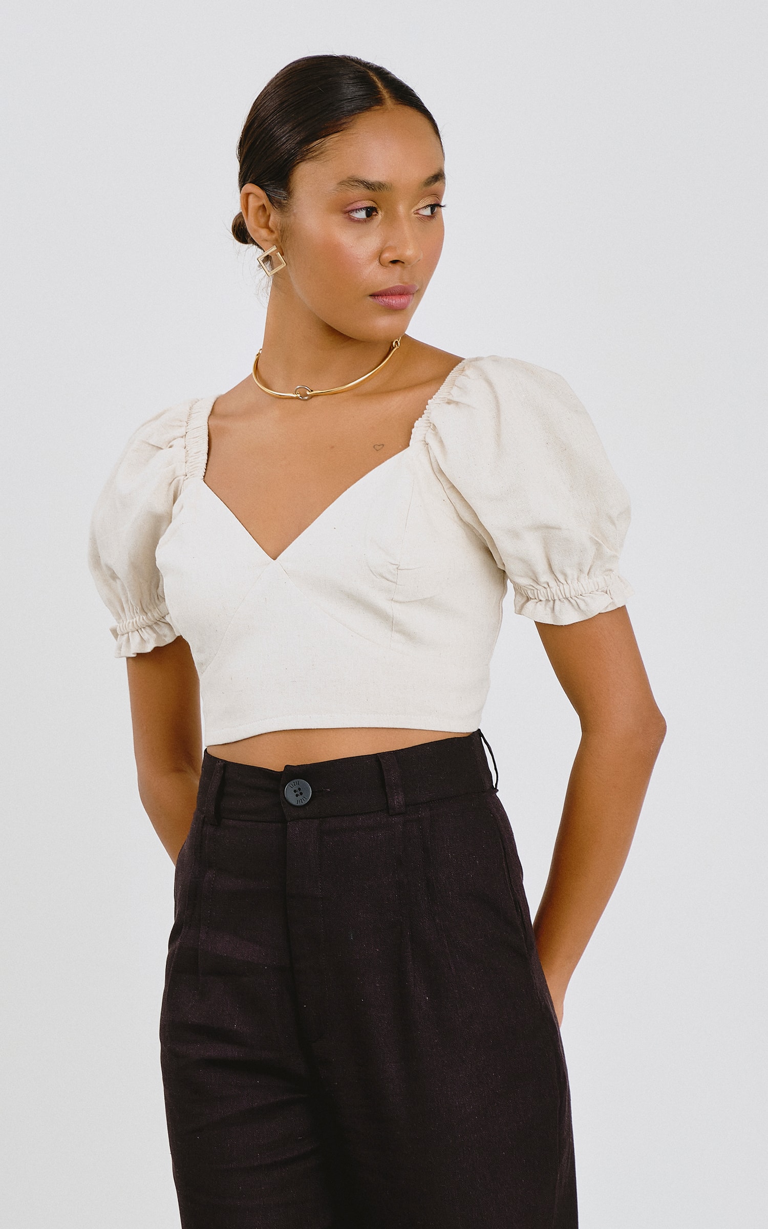 Cropped Carcará Cru