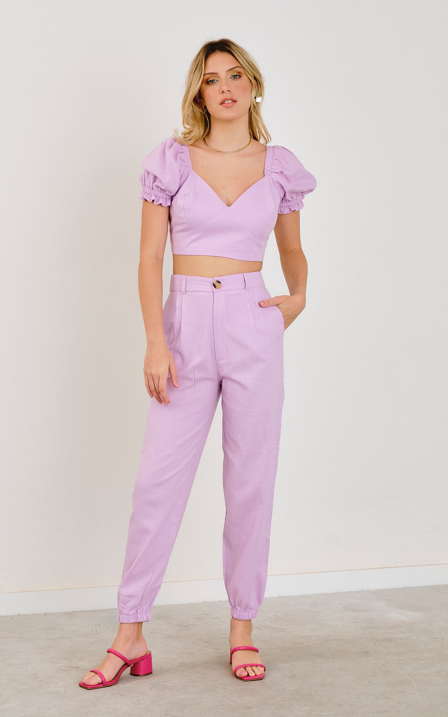 Cropped Carcará Lavanda