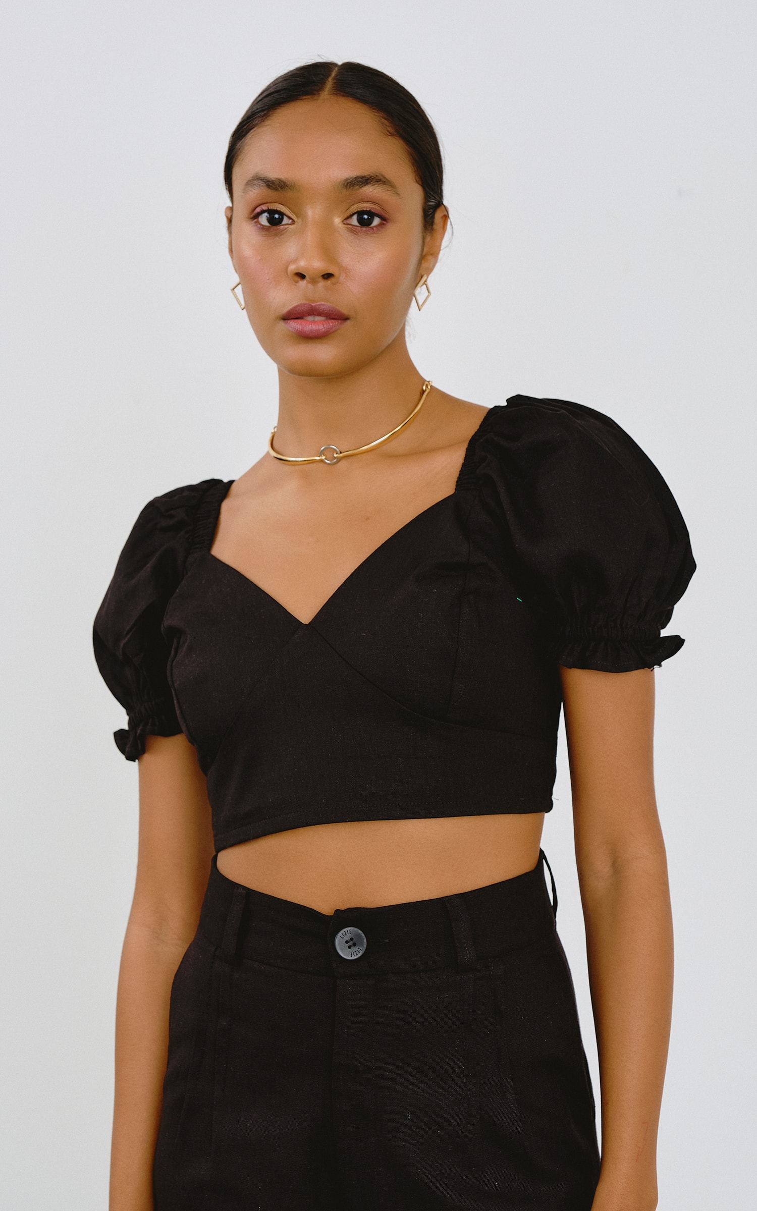 Cropped Carcará Preto