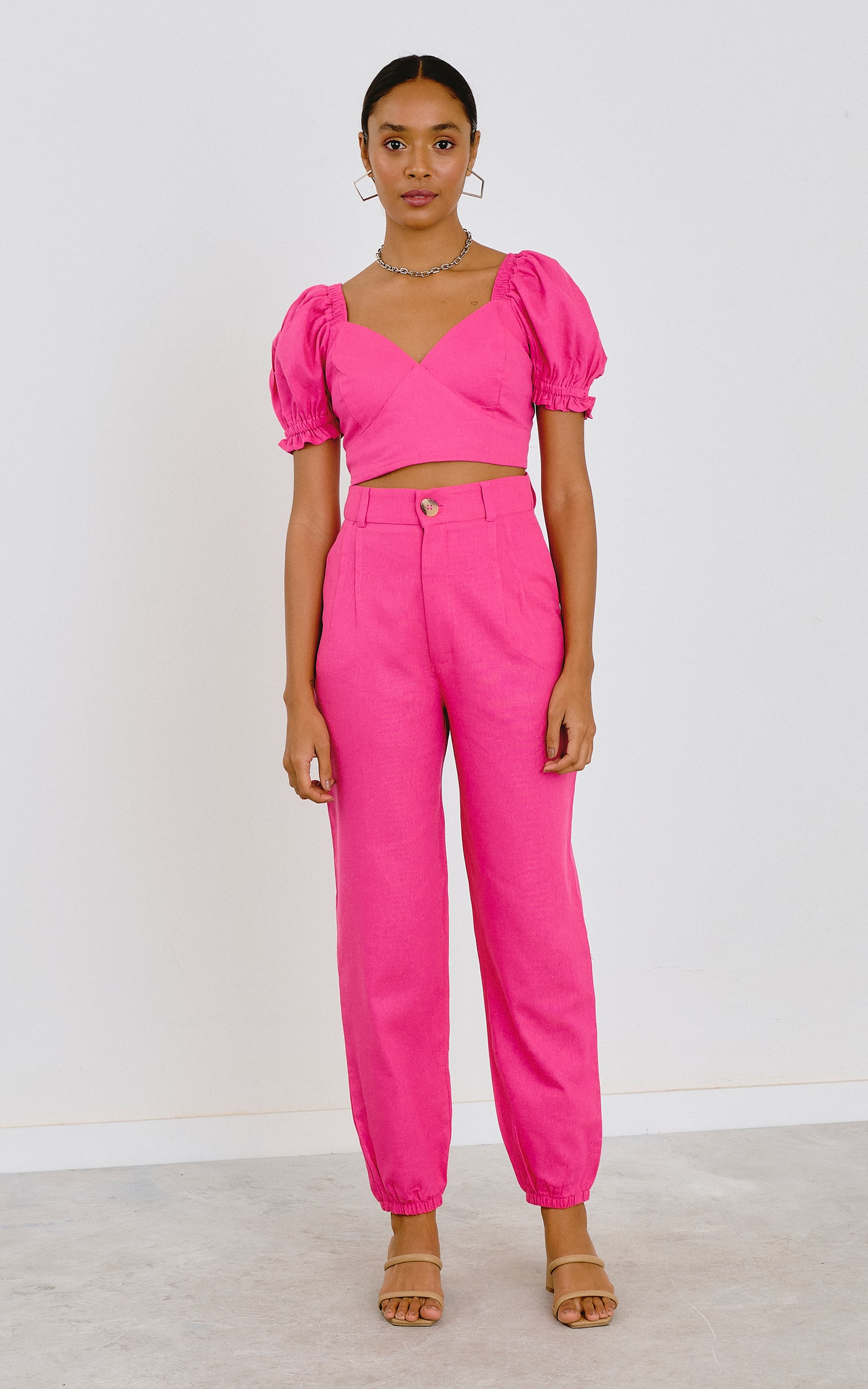 Cropped Carcará Rosa