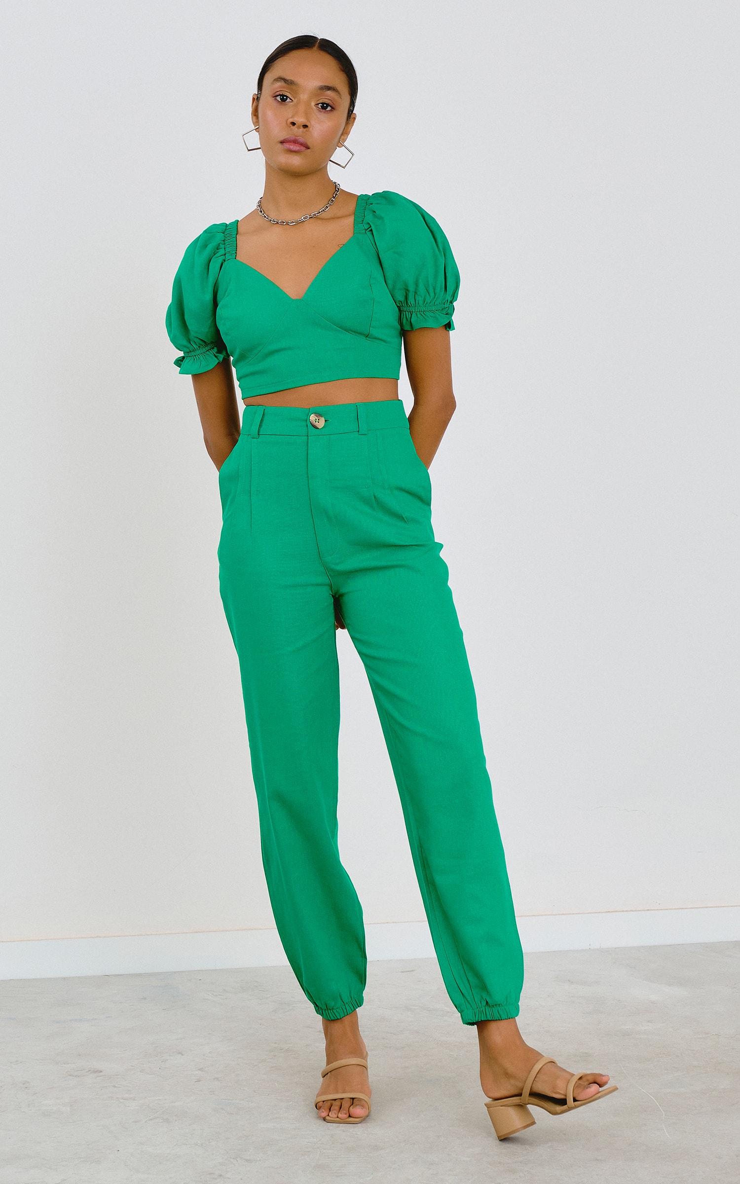 Cropped Carcará Verde