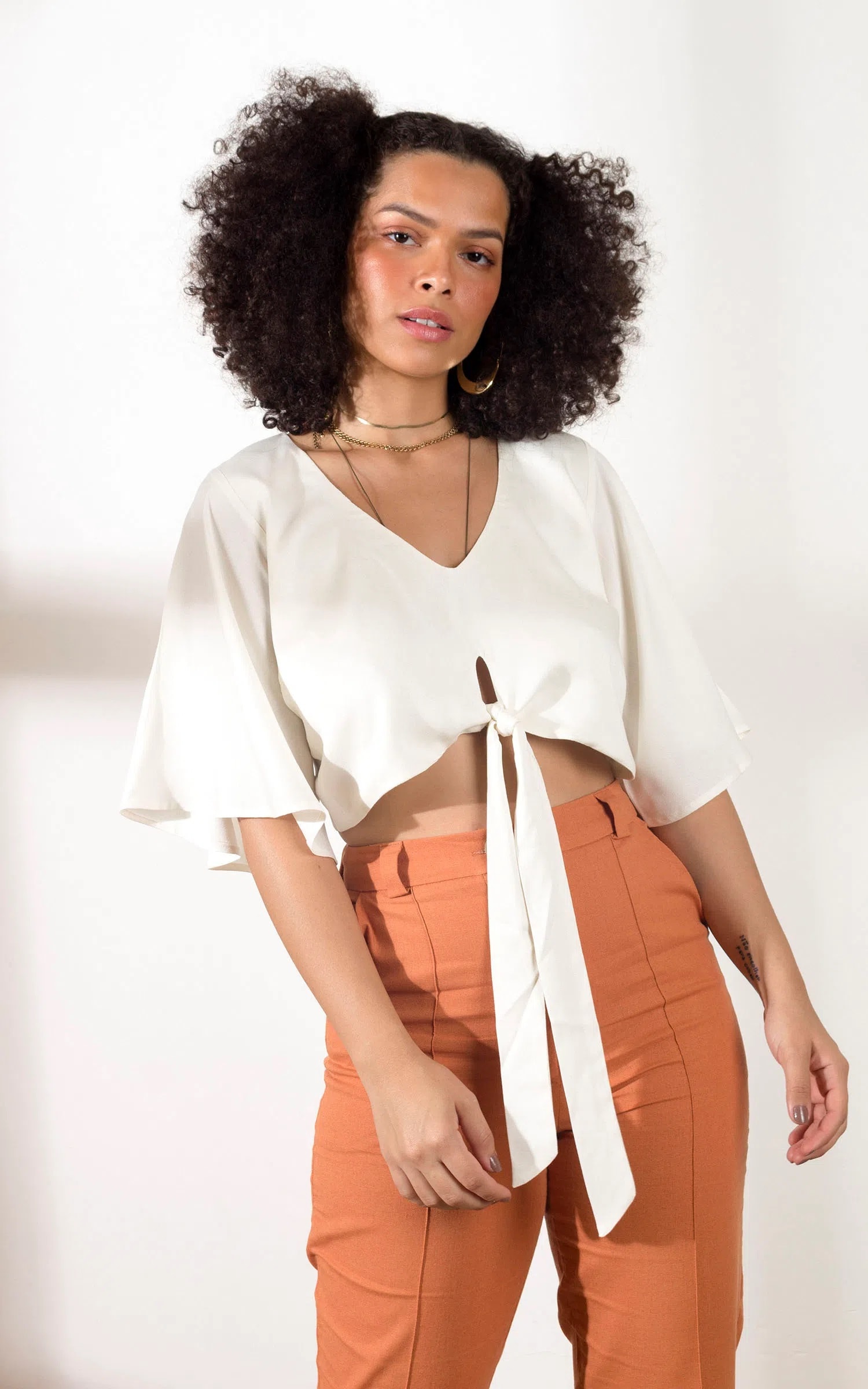 Cropped Clean Off White
