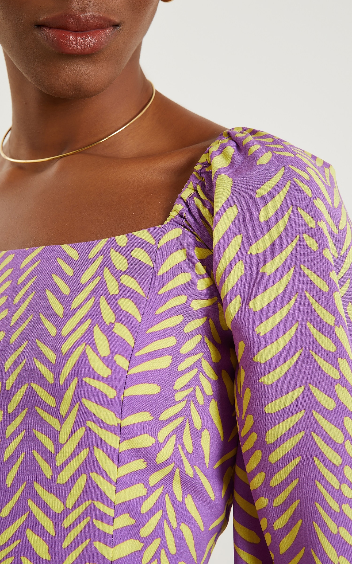 Cropped Colorir Manga Bufante Roxo
