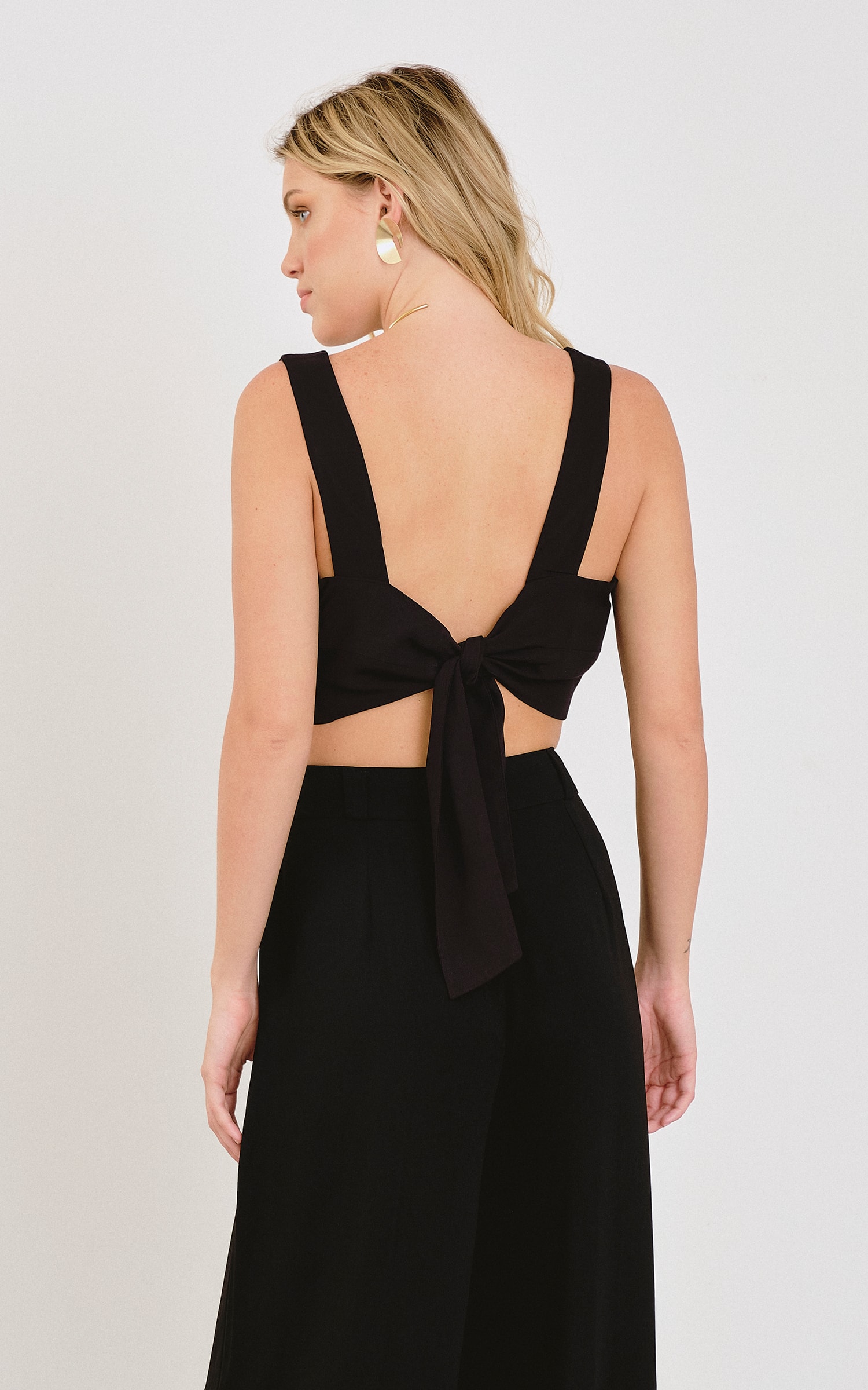 Cropped Cool Preto