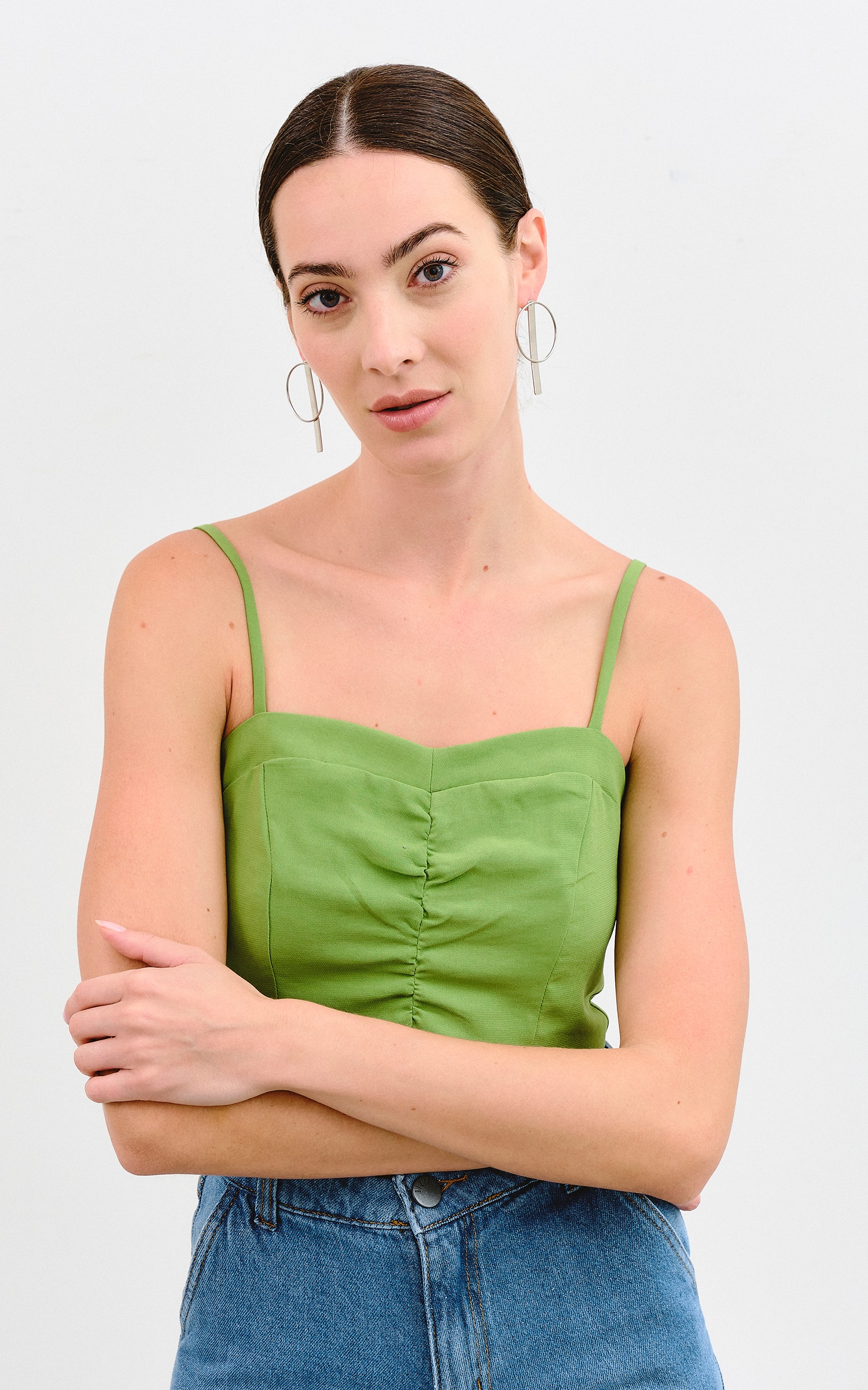Cropped Cordel Verde