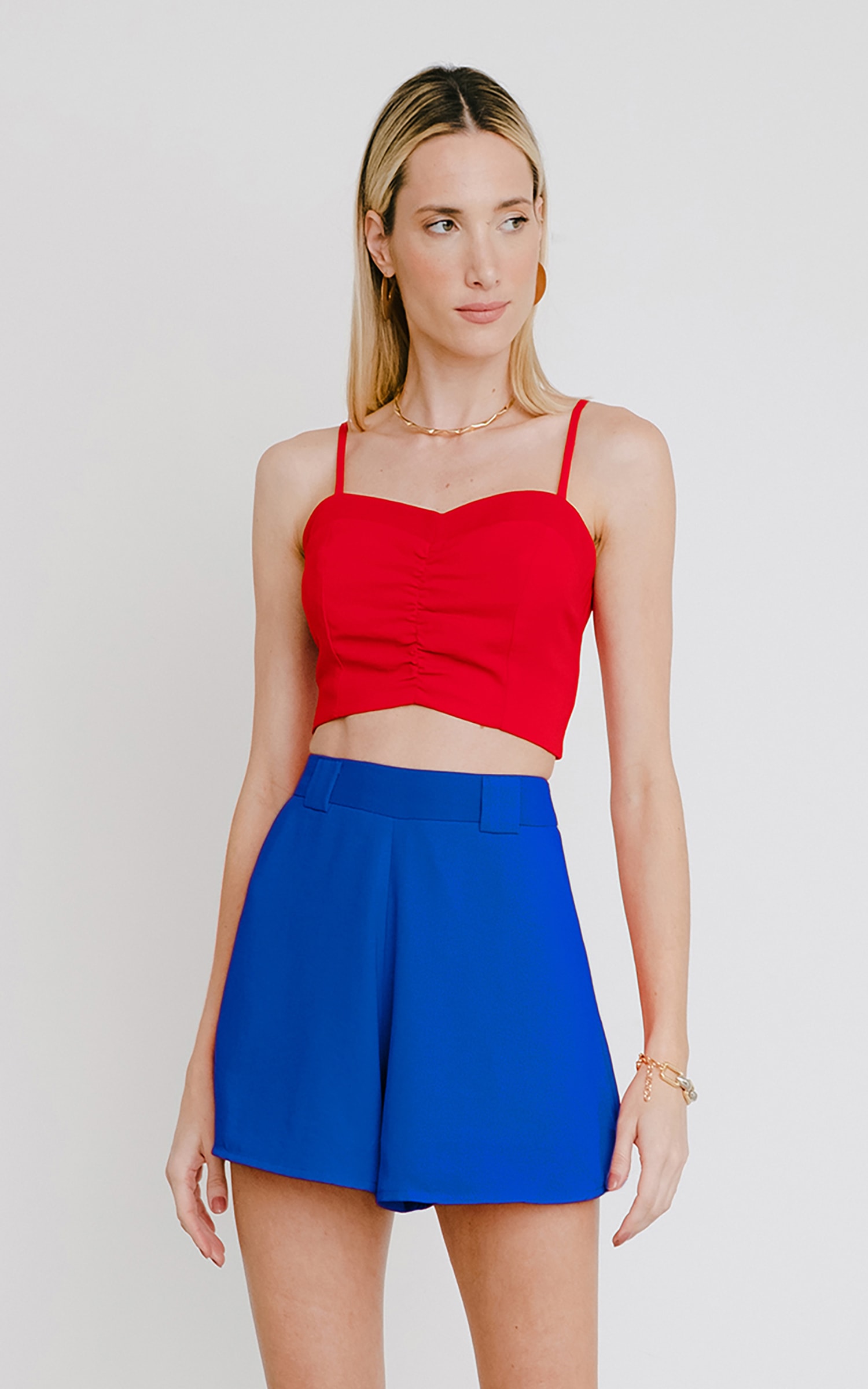 Cropped Cordel Vermelho
