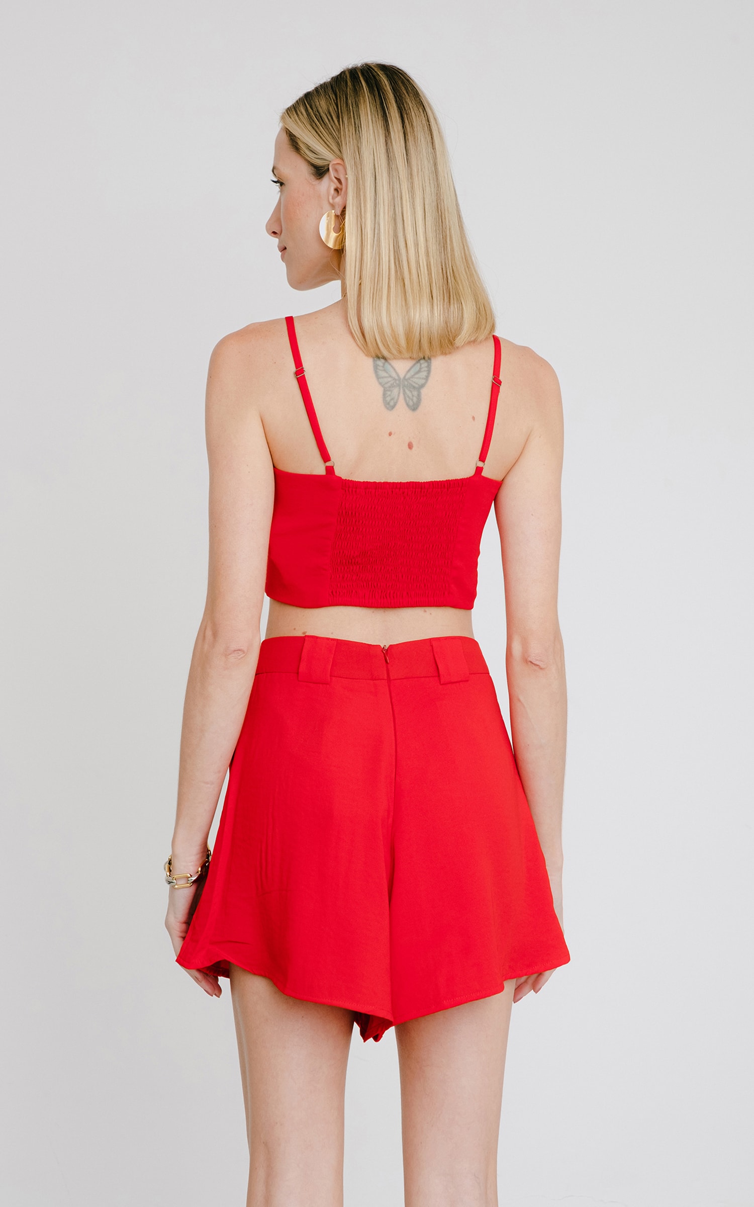 Cropped Cordel Vermelho
