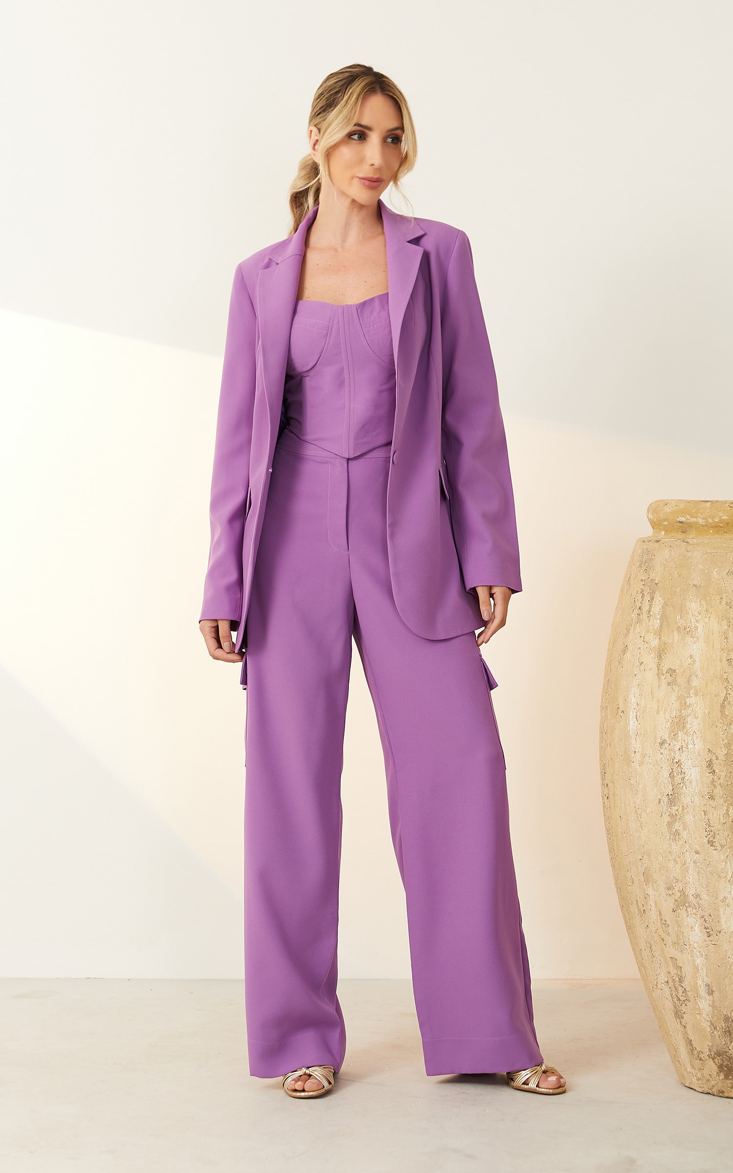 Cropped Corset Violeta