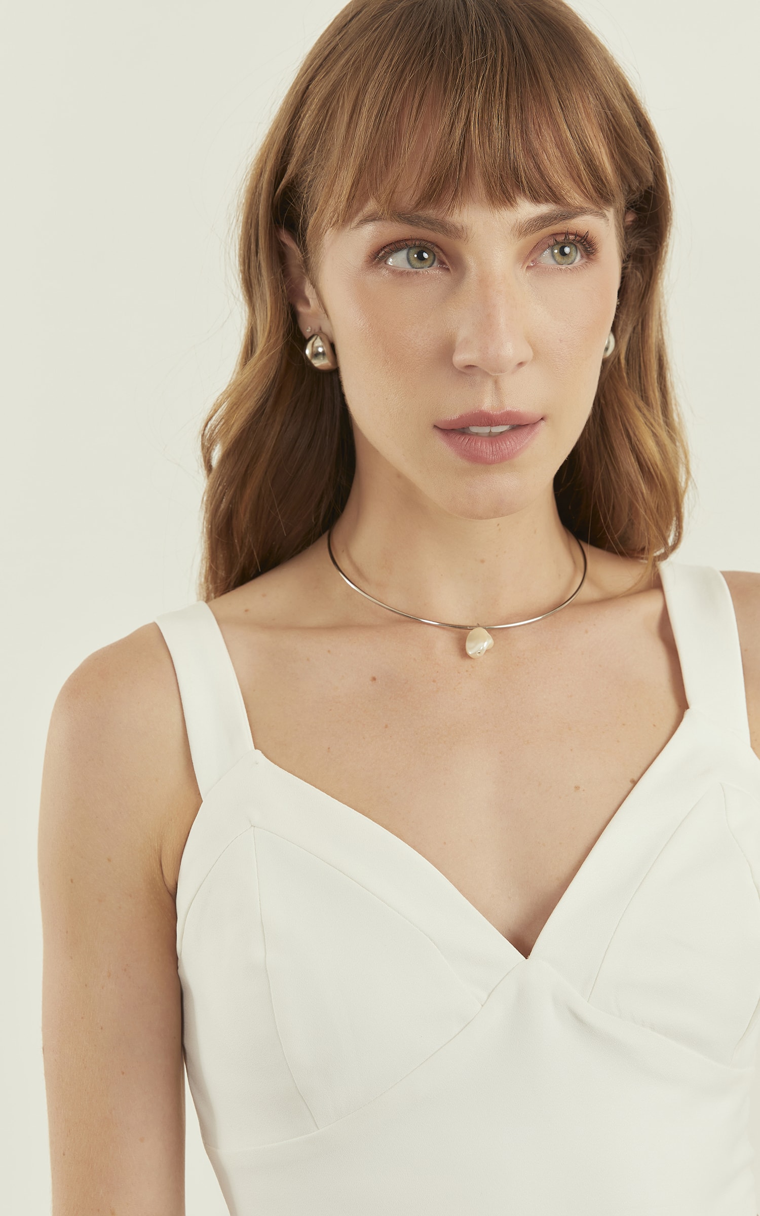 Cropped Dalia Recortes Off White