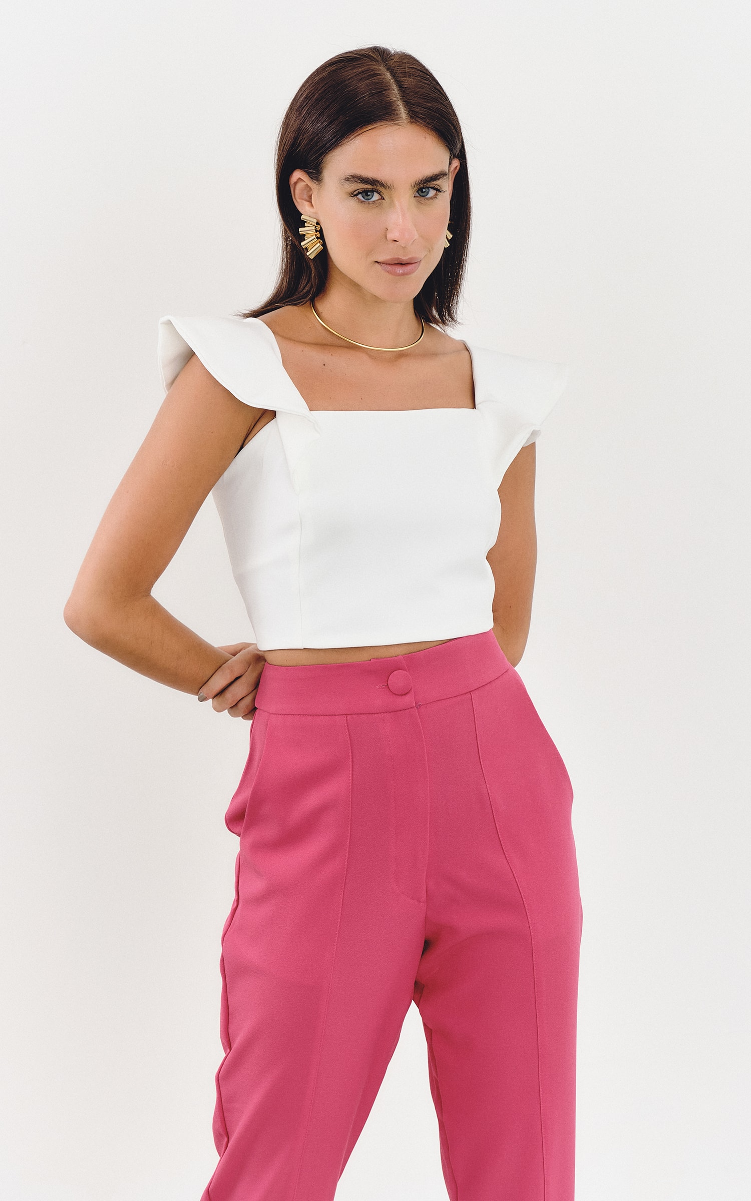 Cropped Duo Off White
