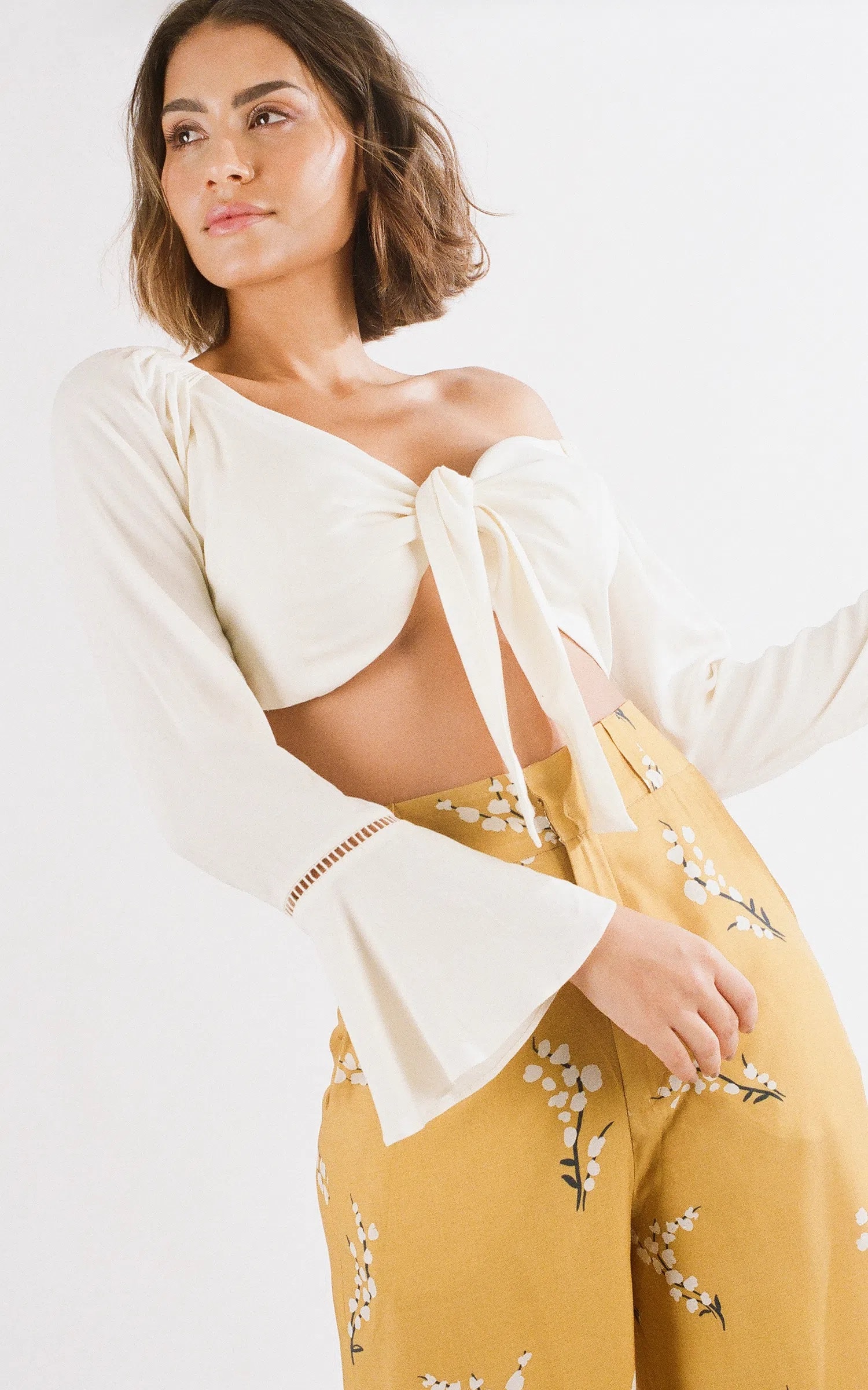 Cropped Entremeio Off White