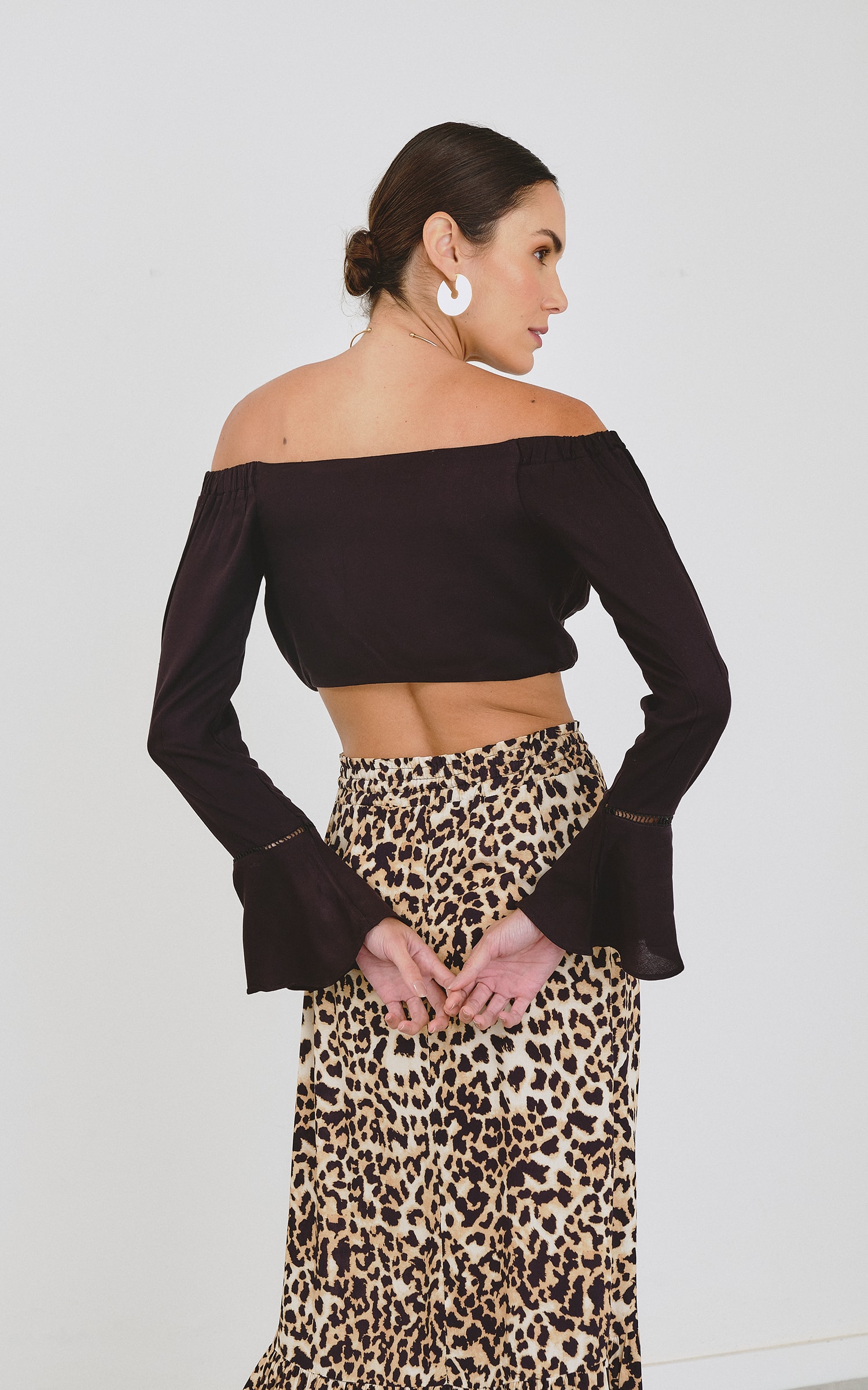 Cropped Entremeio Preto