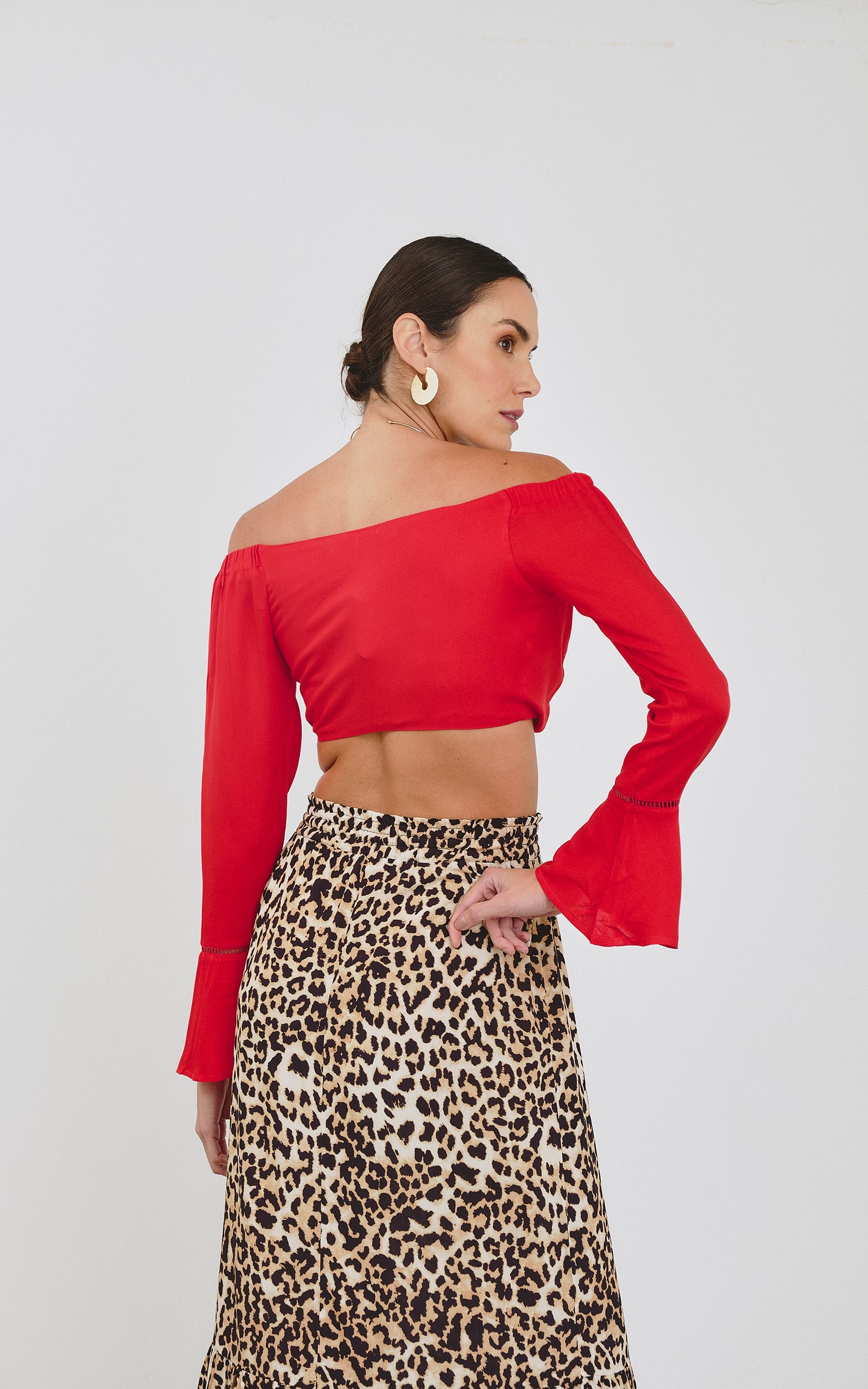 Cropped Entremeio Vermelho