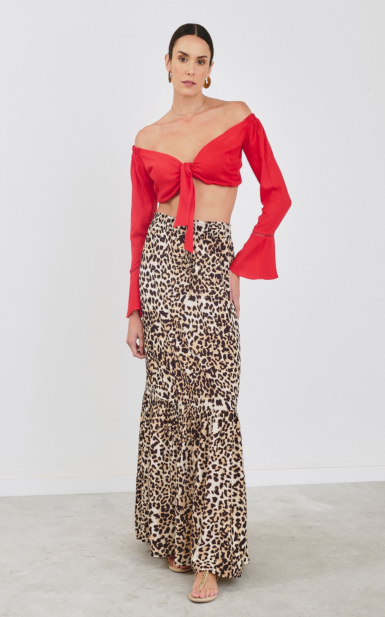 Cropped Entremeio Vermelho