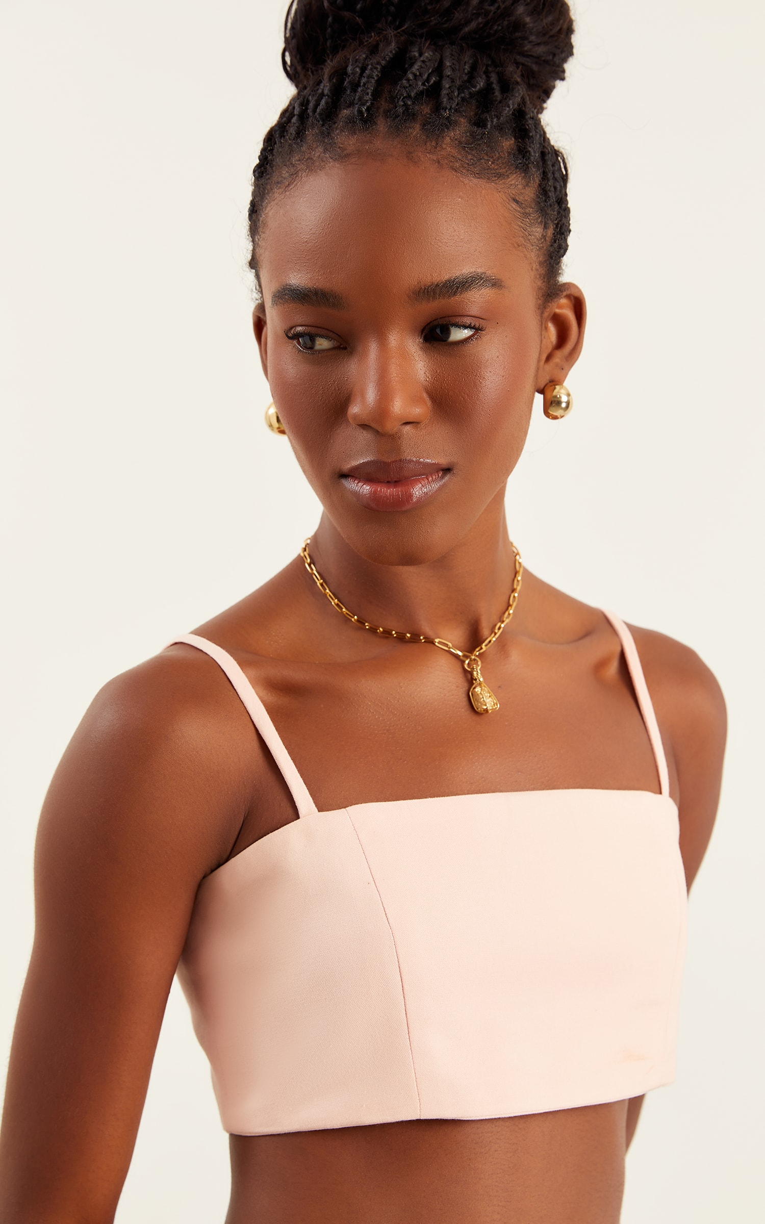 Cropped Fresh Rosa Candy