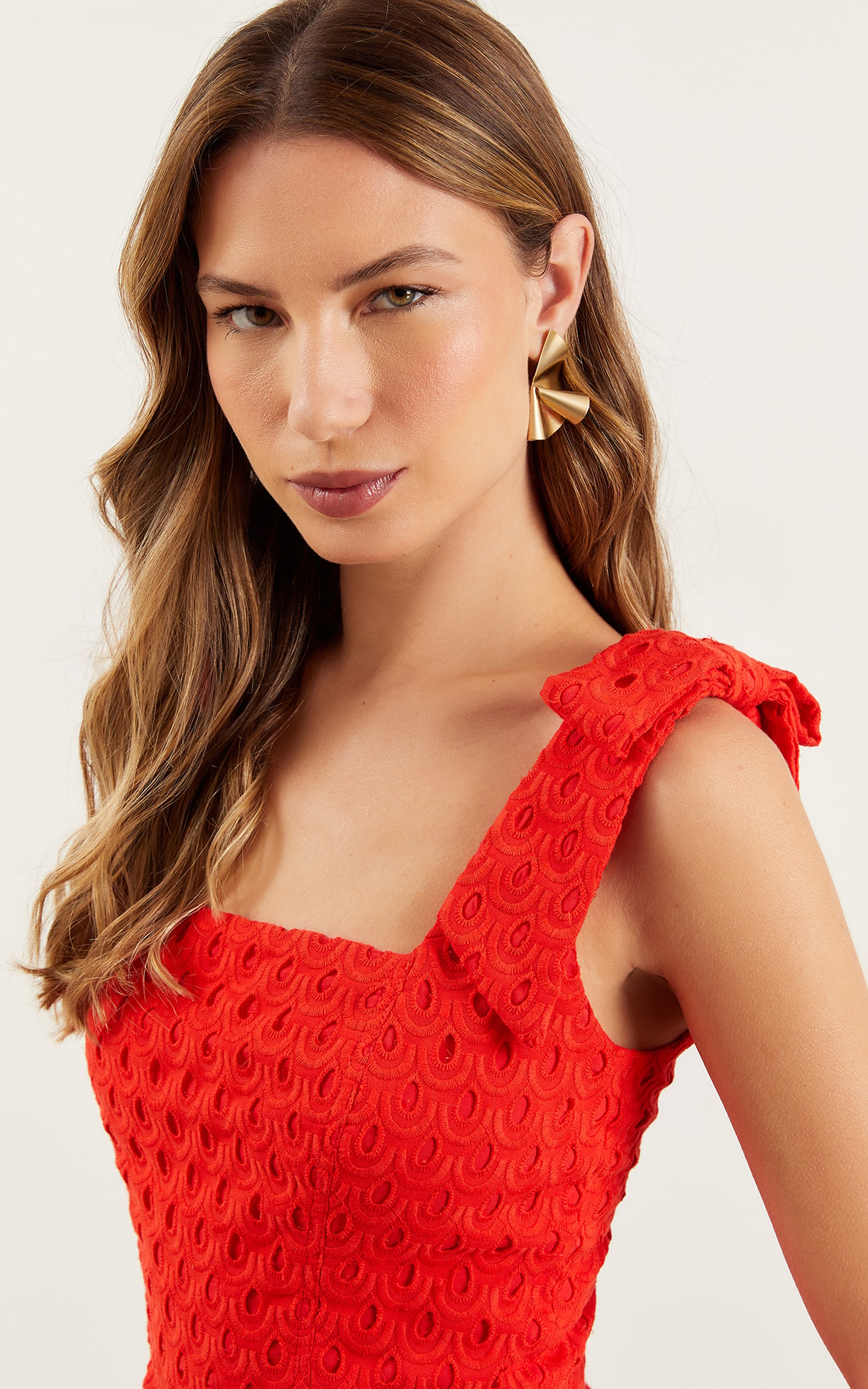 Cropped Laço Felicitá Laise Vermelho