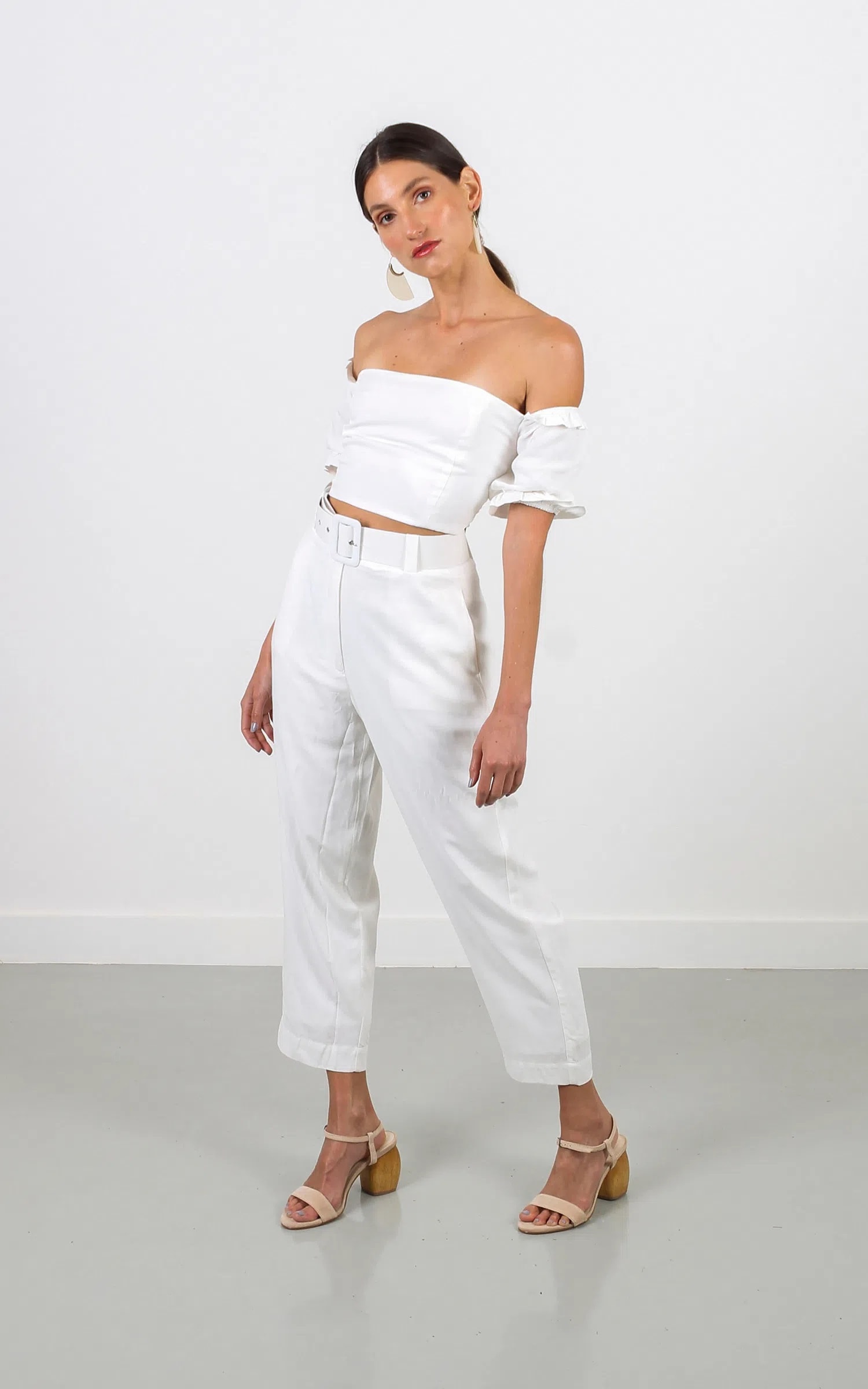 Cropped Lavanda Off White