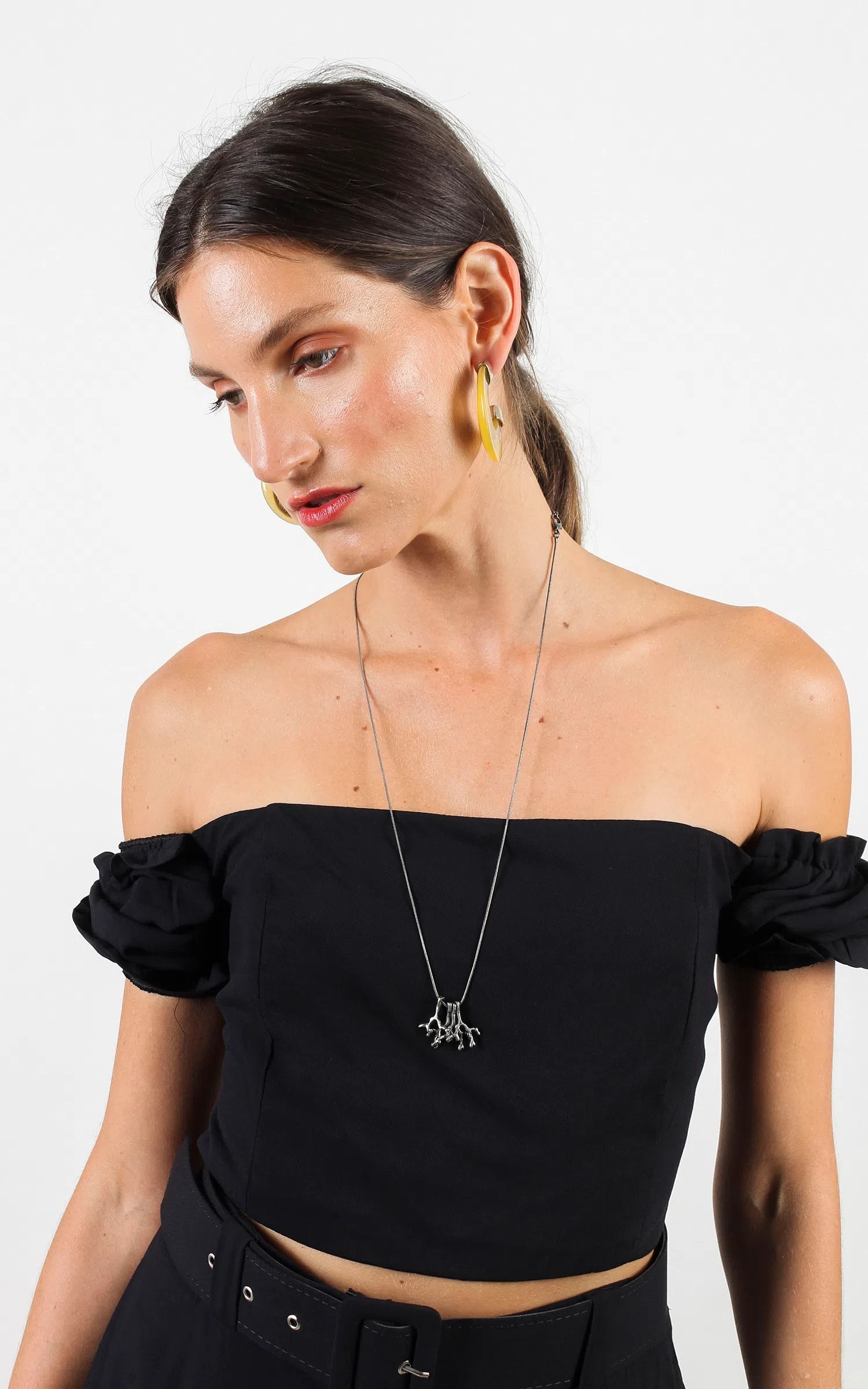 Cropped Lavanda Preto