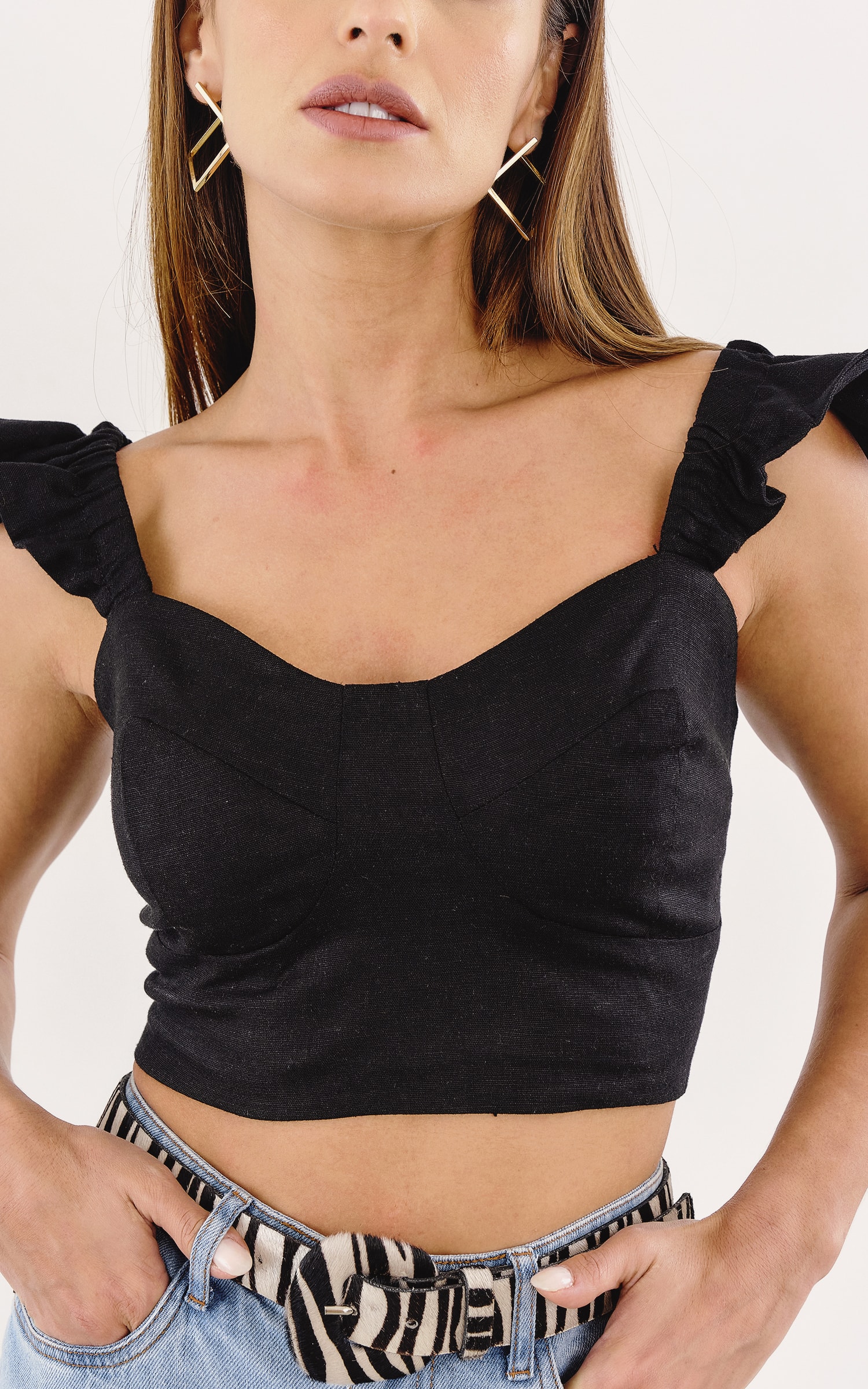 Cropped Leme Preto