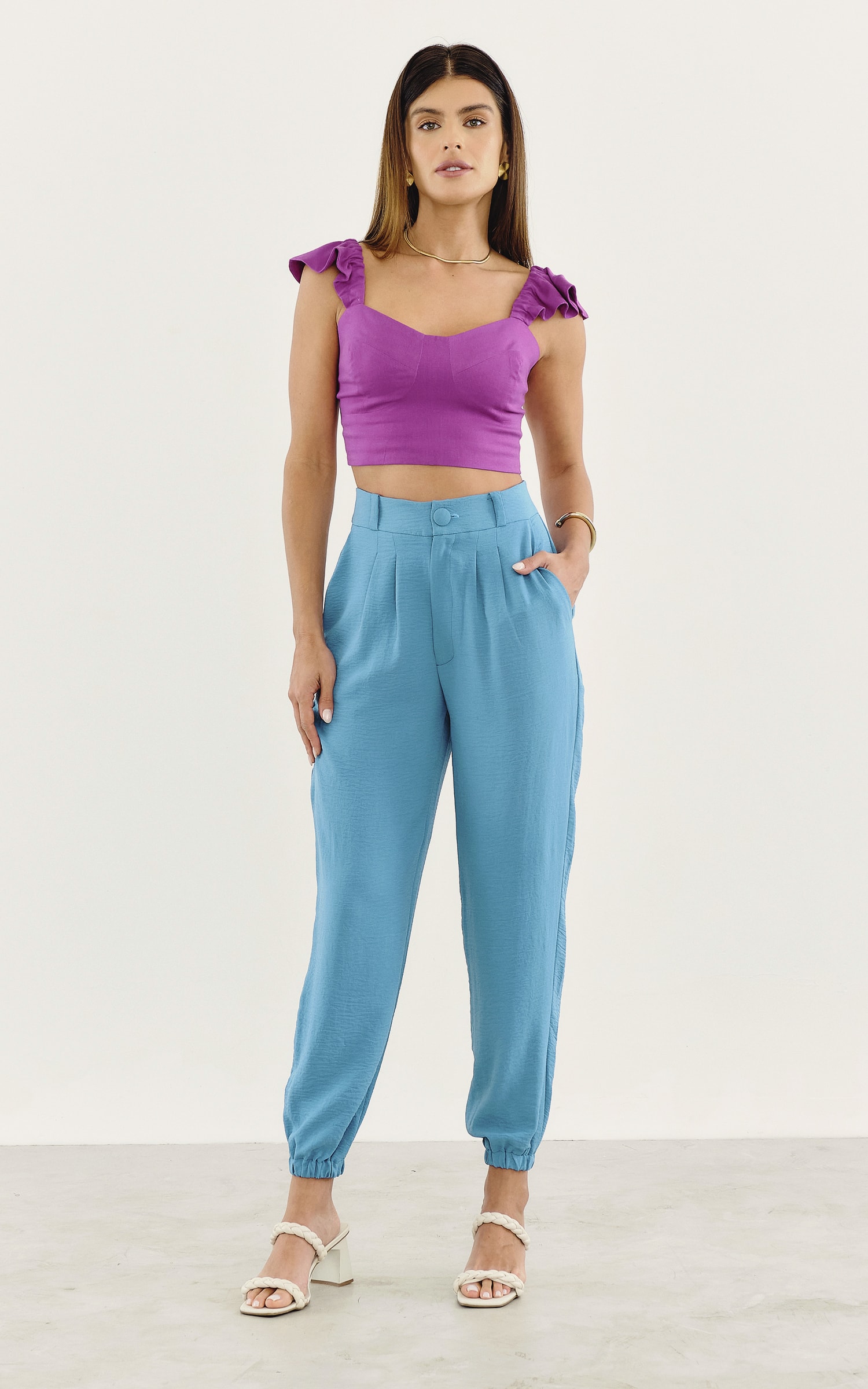 Cropped Leme Roxo