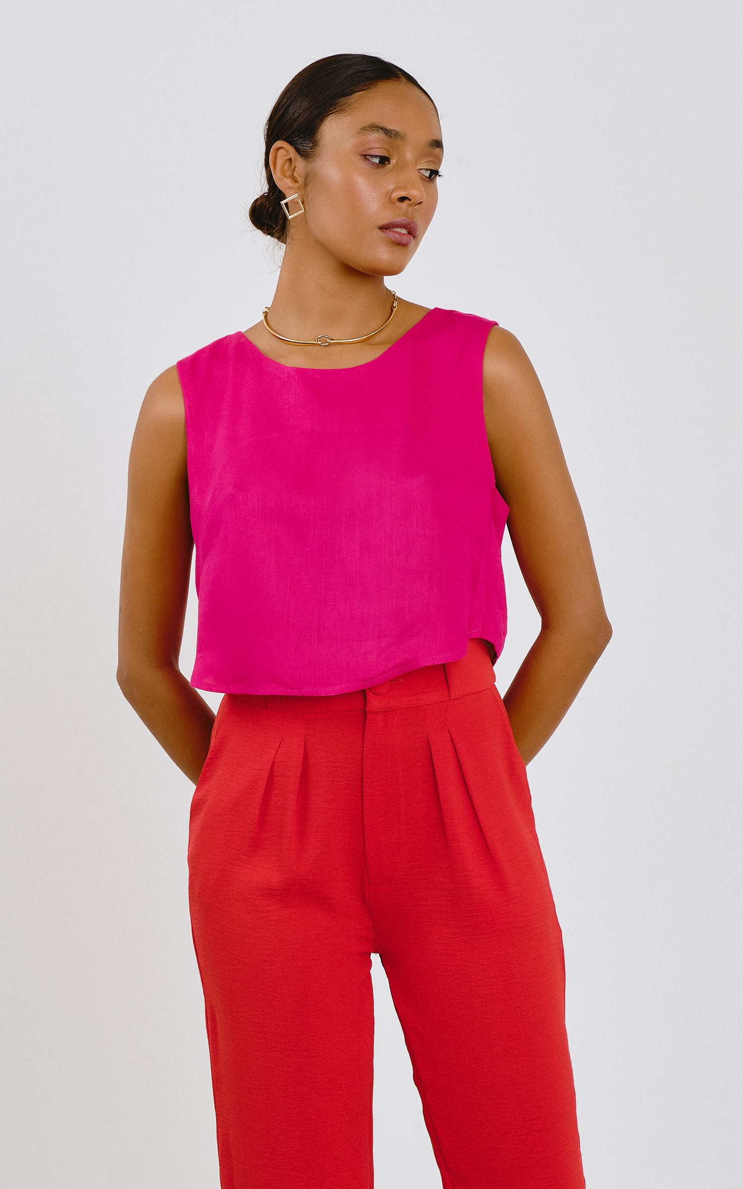 Cropped Life Fúcsia